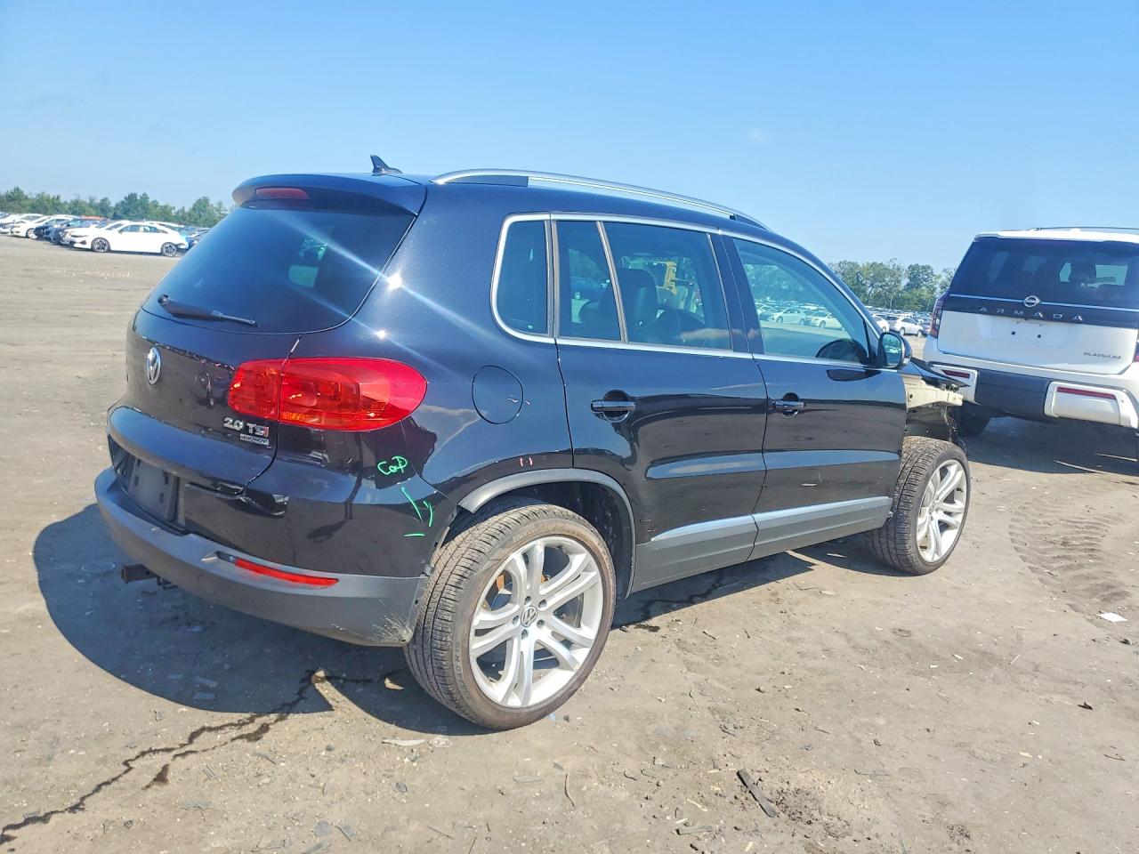 2013 Volkswagen Tiguan S Black vin: WVGBV3AX5DW577256