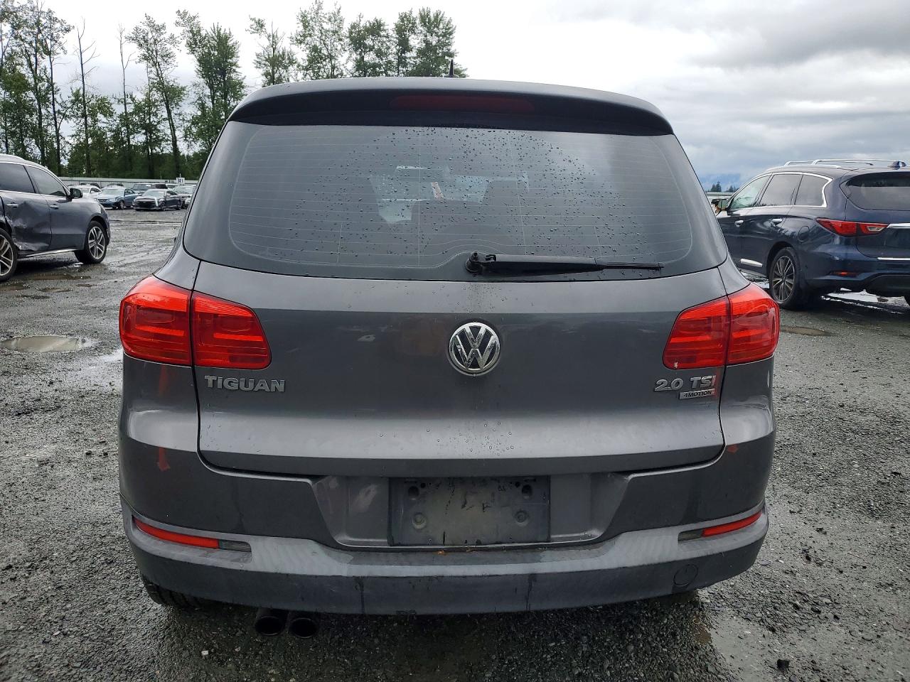 2013 Volkswagen Tiguan S Gray vin: WVGBV3AX5DW584594