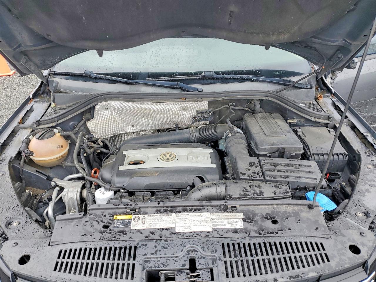 2013 Volkswagen Tiguan S Gray vin: WVGBV3AX5DW584594