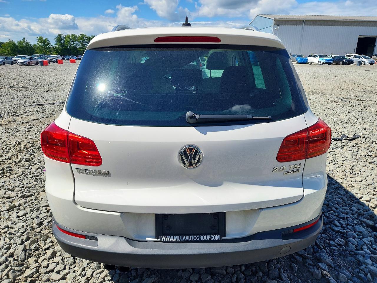 2013 Volkswagen Tiguan S White vin: WVGBV3AX5DW597183
