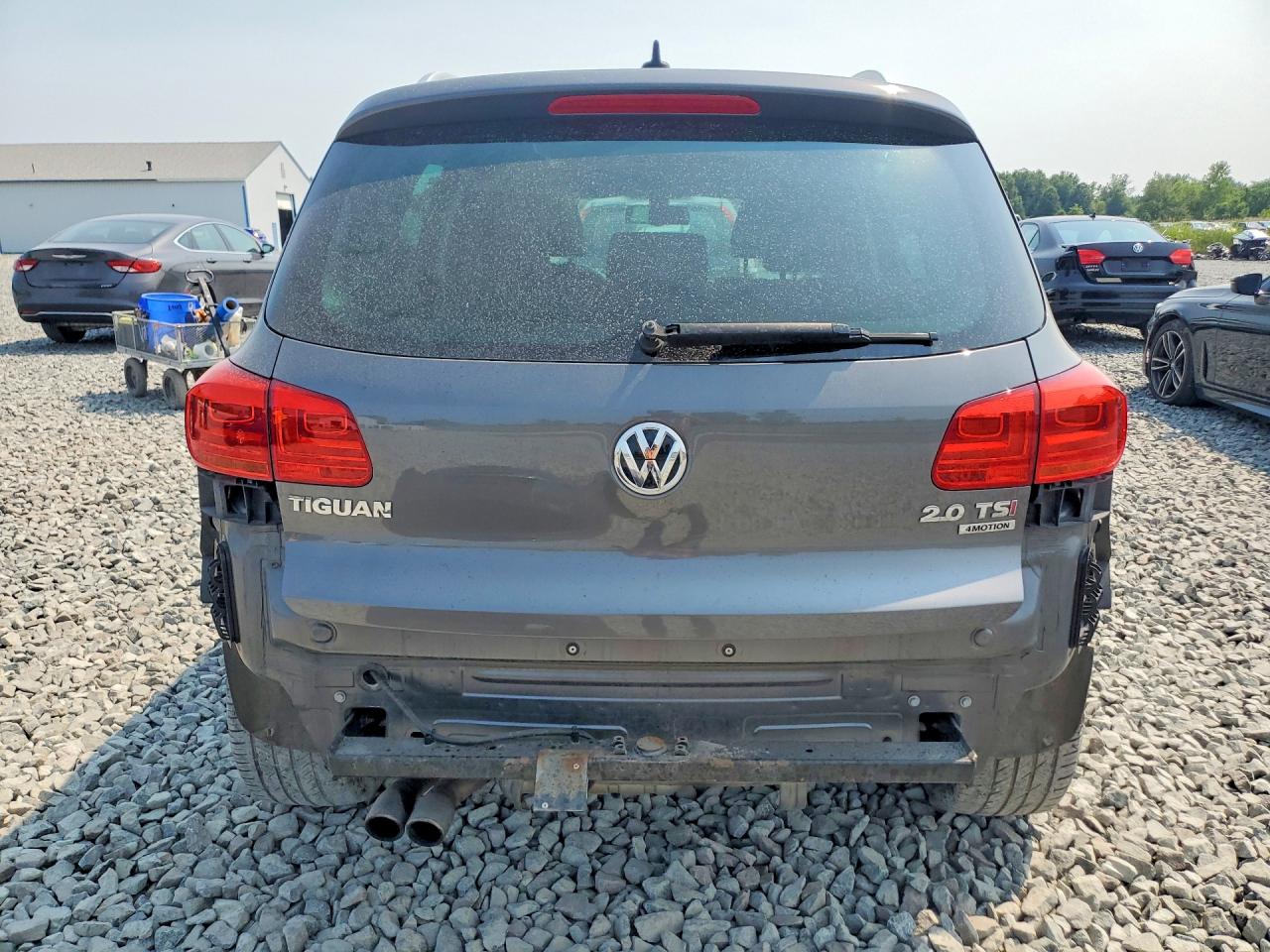 2013 Volkswagen Tiguan S Gray vin: WVGBV3AX6DW587410