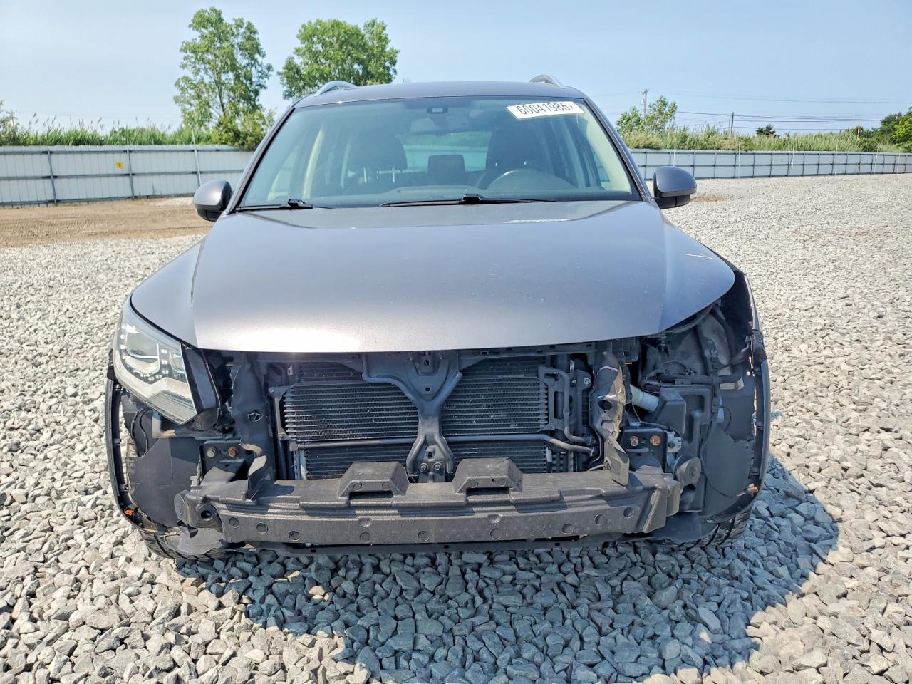 2013 Volkswagen Tiguan S Gray vin: WVGBV3AX6DW587410