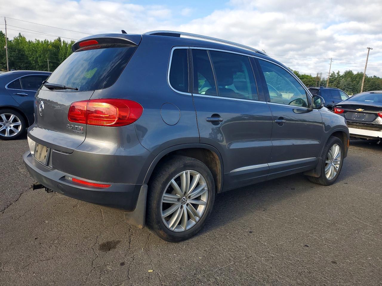 2013 Volkswagen Tiguan S Gray vin: WVGBV3AX6DW588847