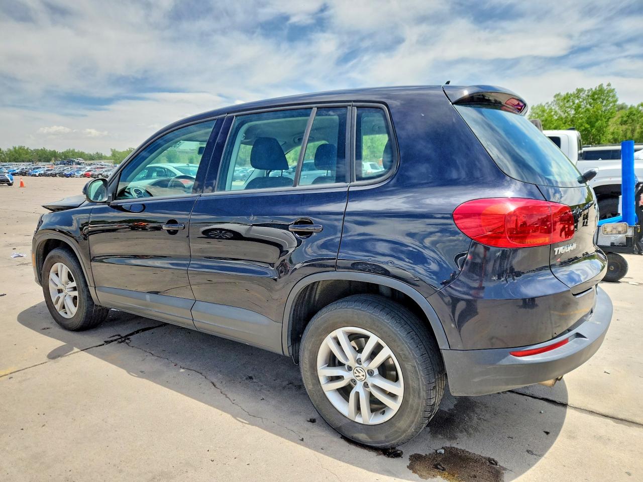 2013 Volkswagen Tiguan S/se/sel Black vin: WVGBV3AX6DW603427