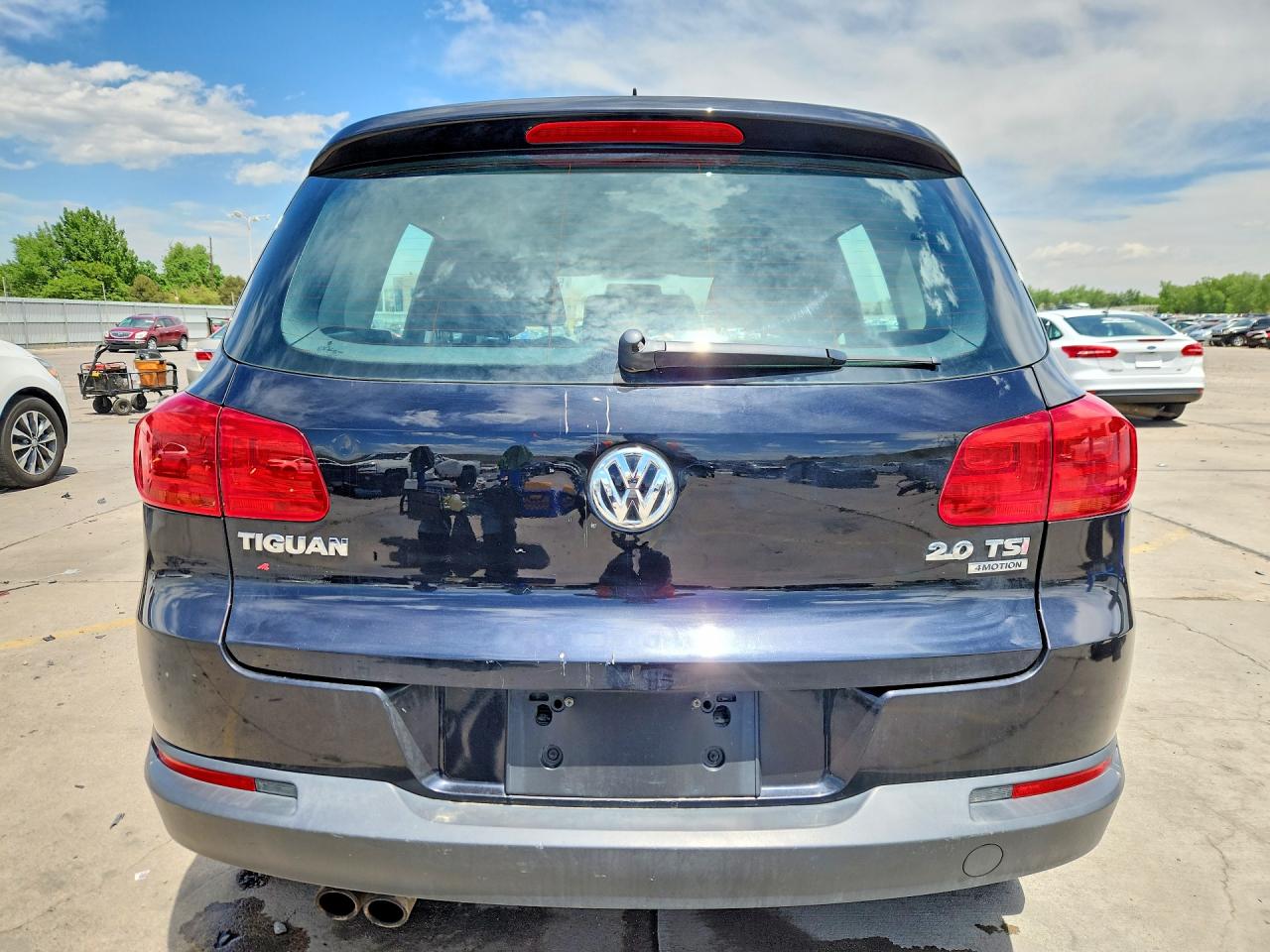 2013 Volkswagen Tiguan S/se/sel Black vin: WVGBV3AX6DW603427