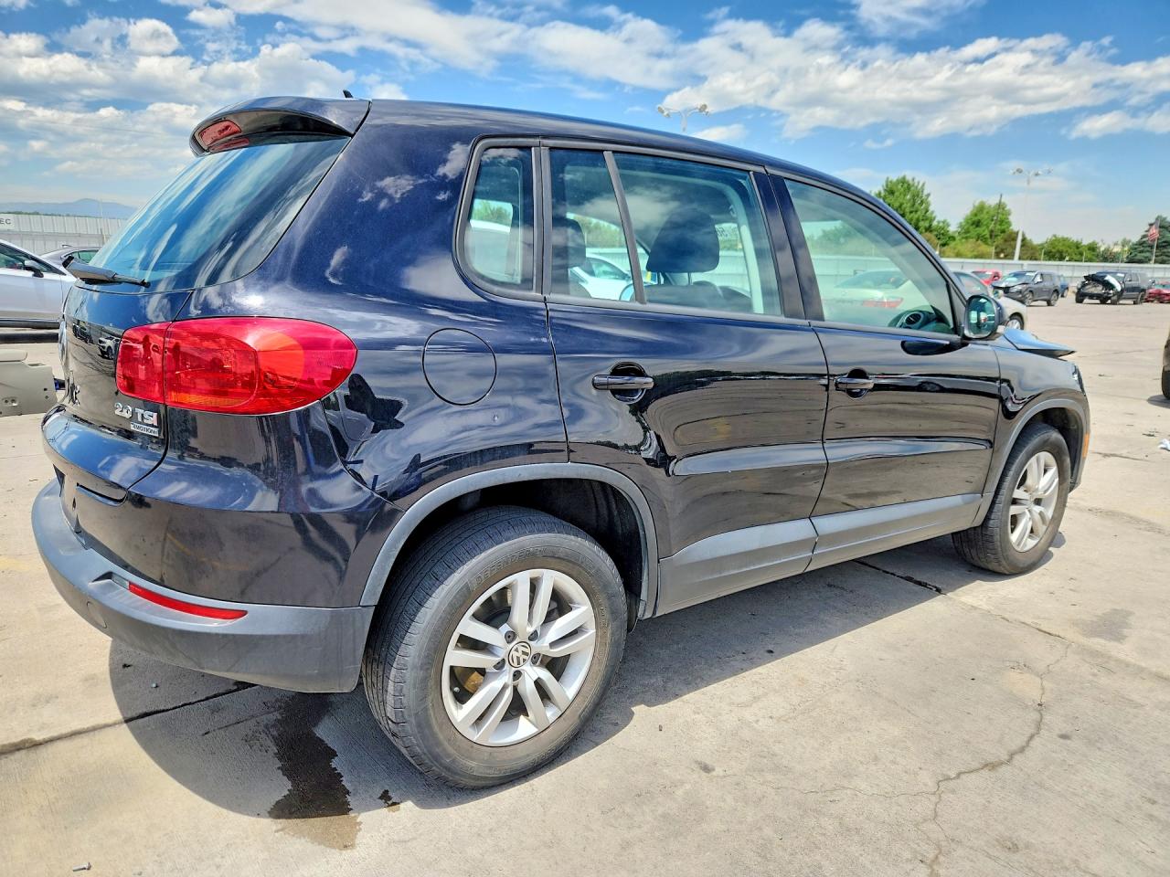 2013 Volkswagen Tiguan S/se/sel Black vin: WVGBV3AX6DW603427