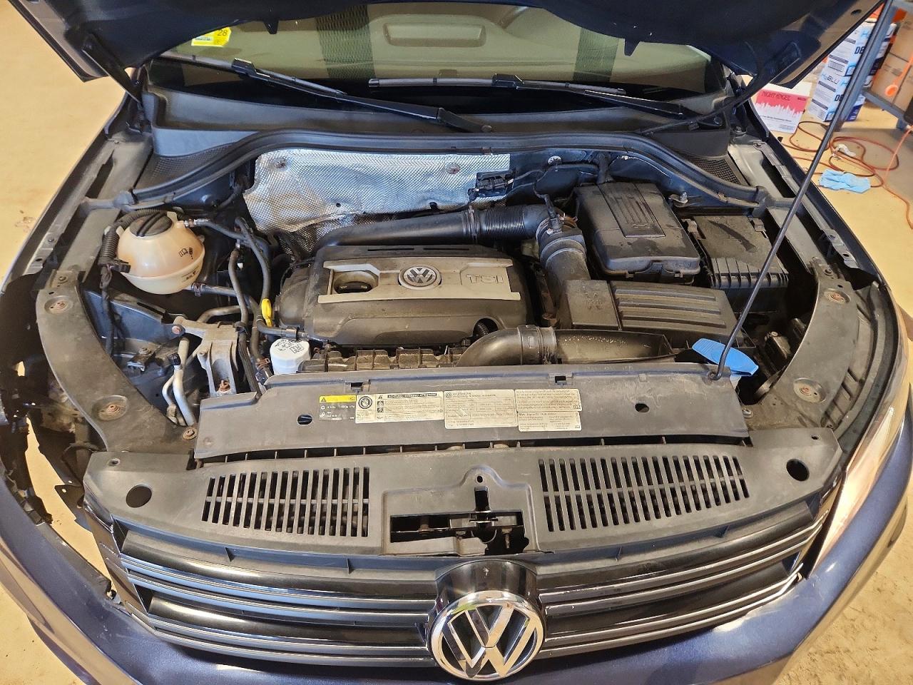 2014 Volkswagen Tiguan S Blue vin: WVGBV3AX6EW555476