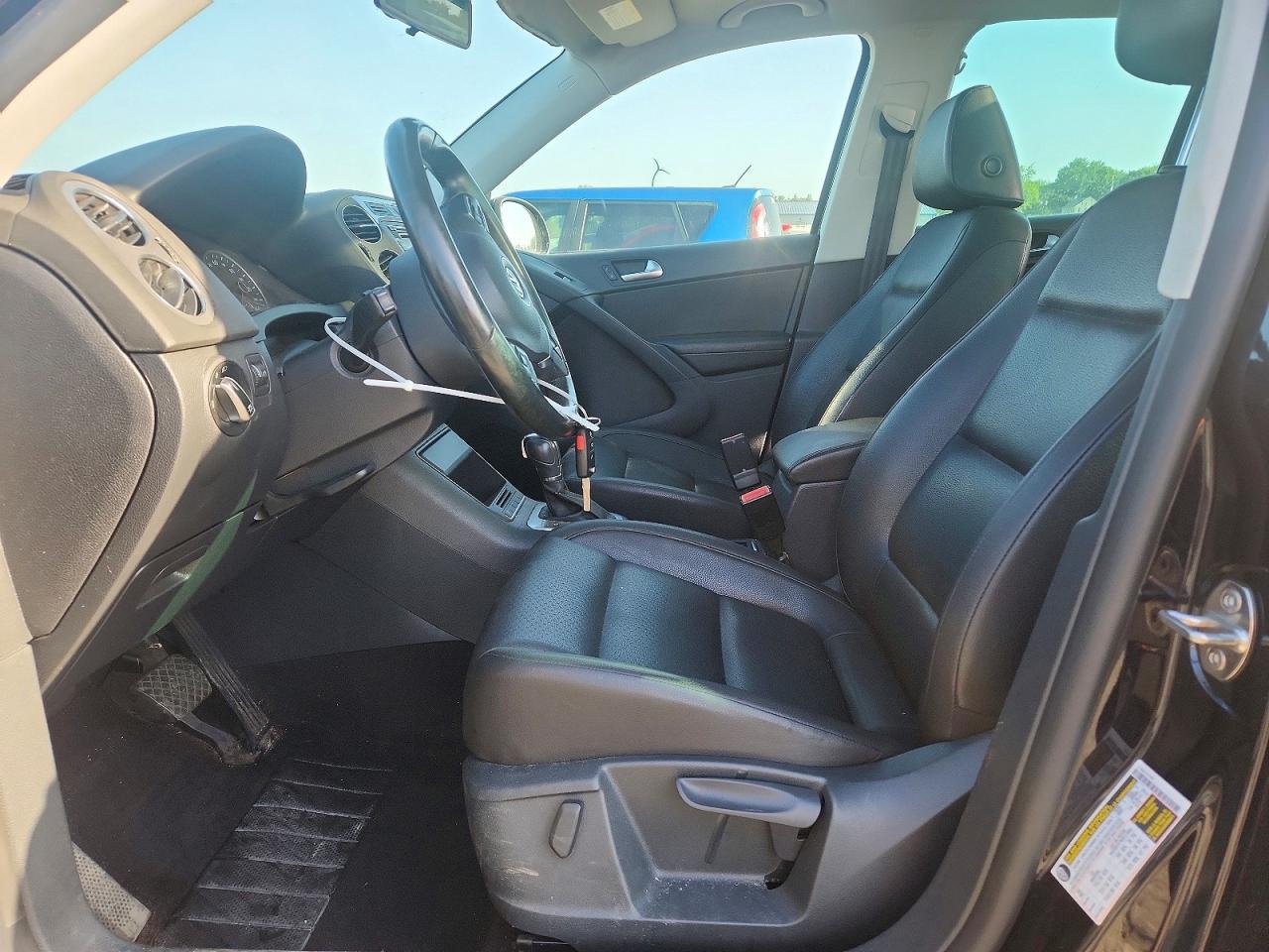 2013 Volkswagen Tiguan S Black vin: WVGBV3AX7DW596696