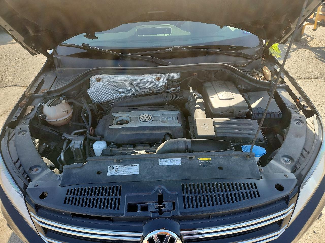 2013 Volkswagen Tiguan S Black vin: WVGBV3AX7DW596696