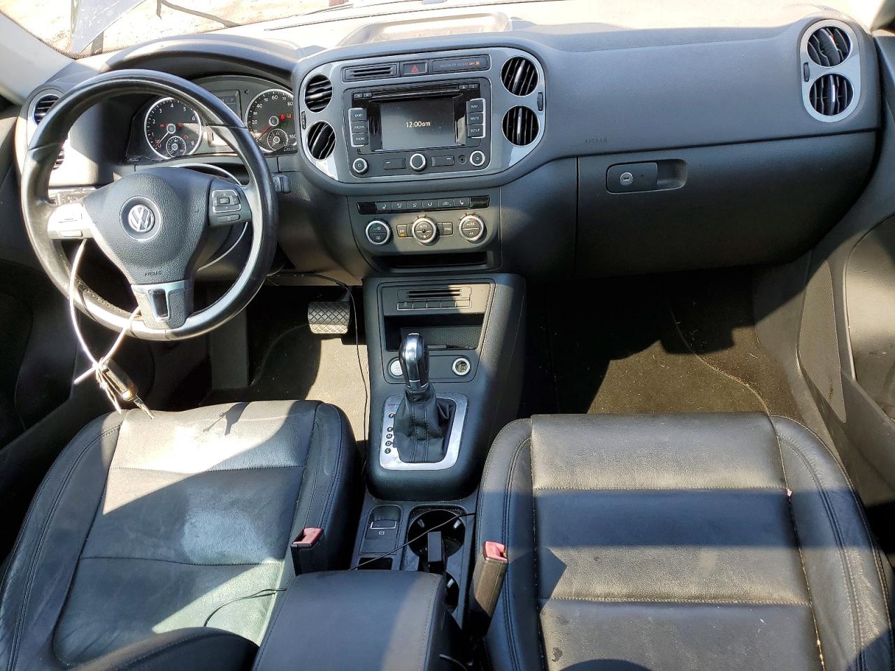 2013 Volkswagen Tiguan S Black vin: WVGBV3AX7DW614386