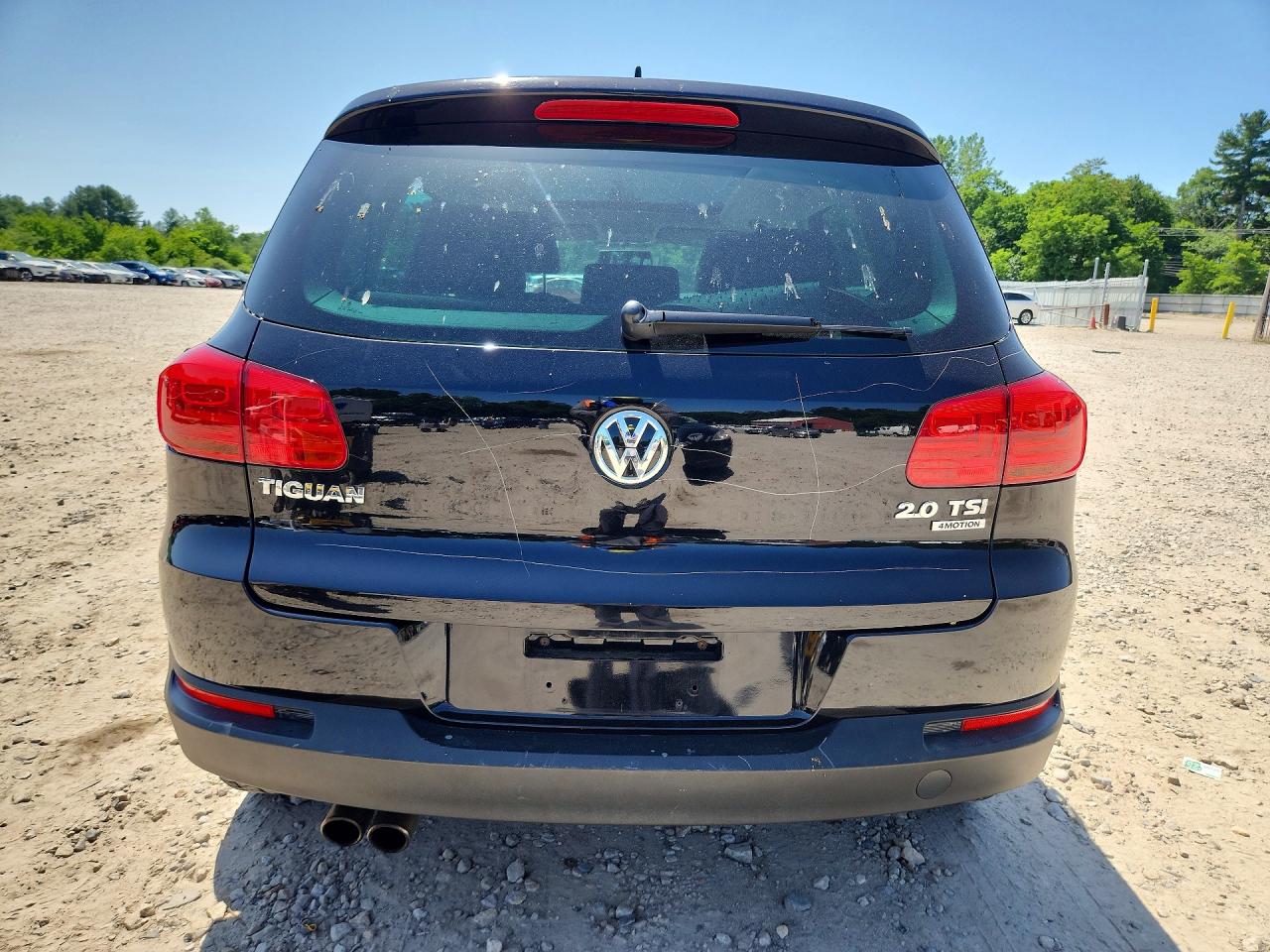 2013 Volkswagen Tiguan S Black vin: WVGBV3AX8DW074661