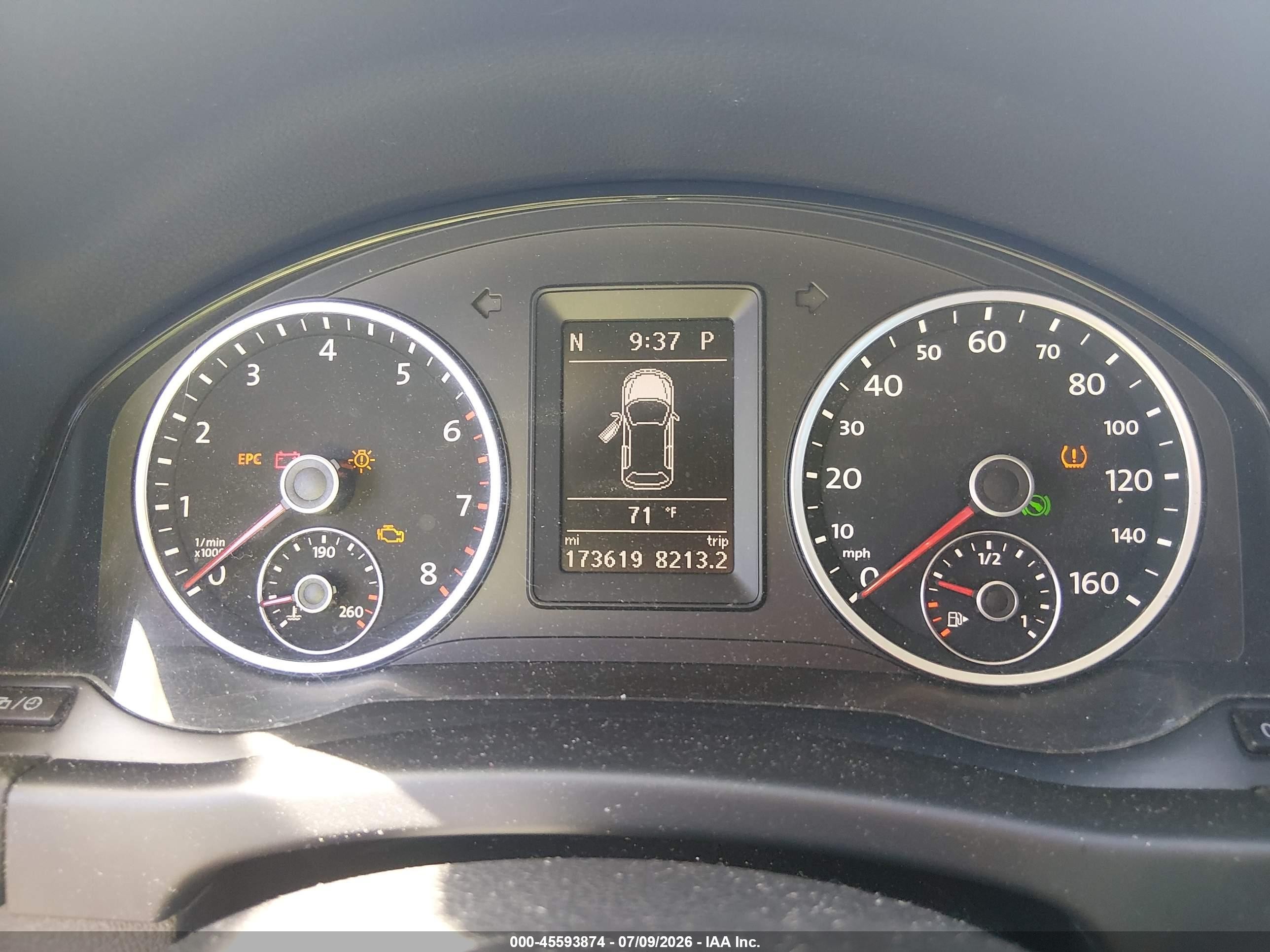 2013 Volkswagen Tiguan Sel Black vin: WVGBV3AX8DW622495