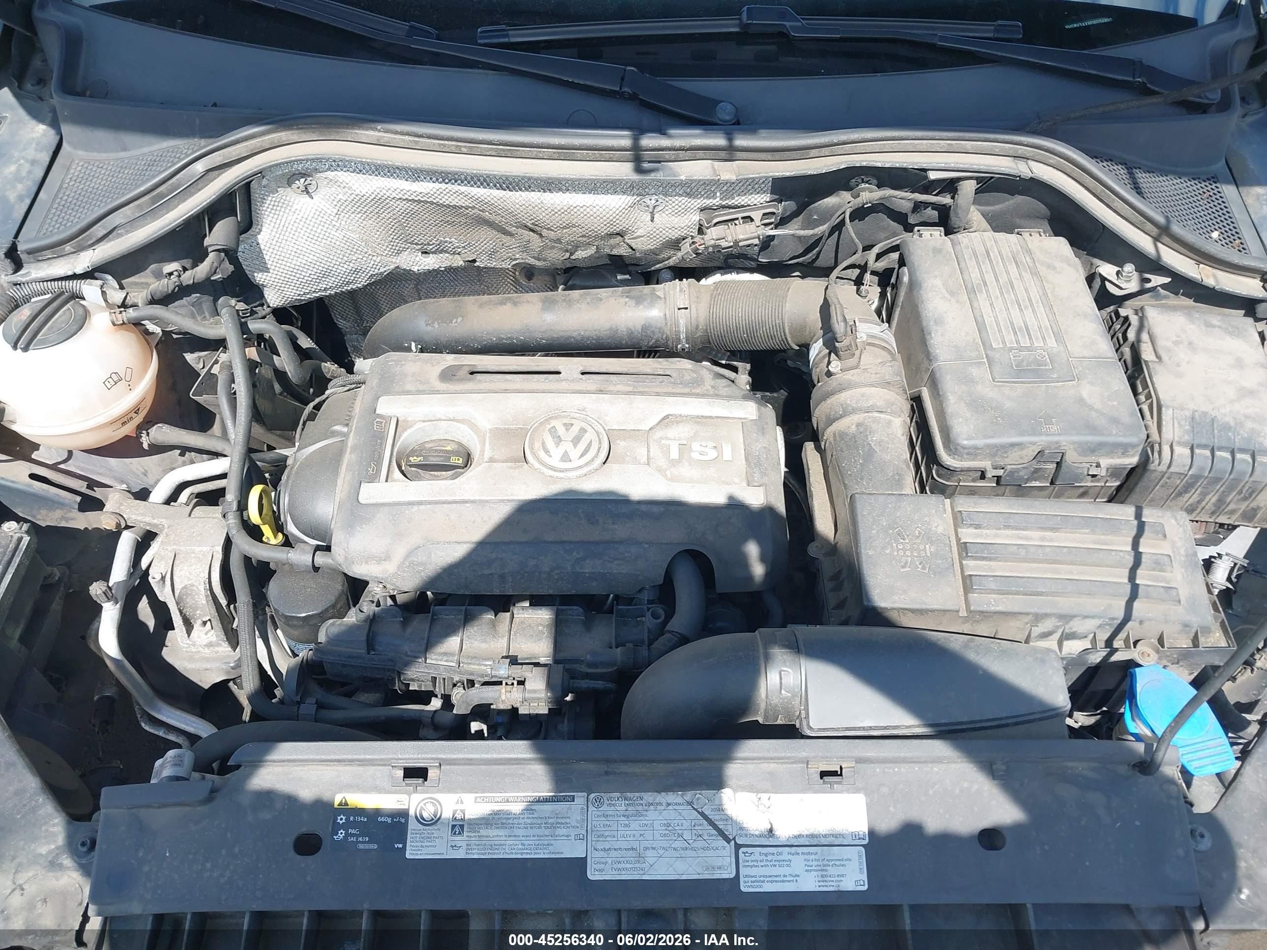 2014 Volkswagen Tiguan R-line Черный vin: WVGBV3AX8EW034890