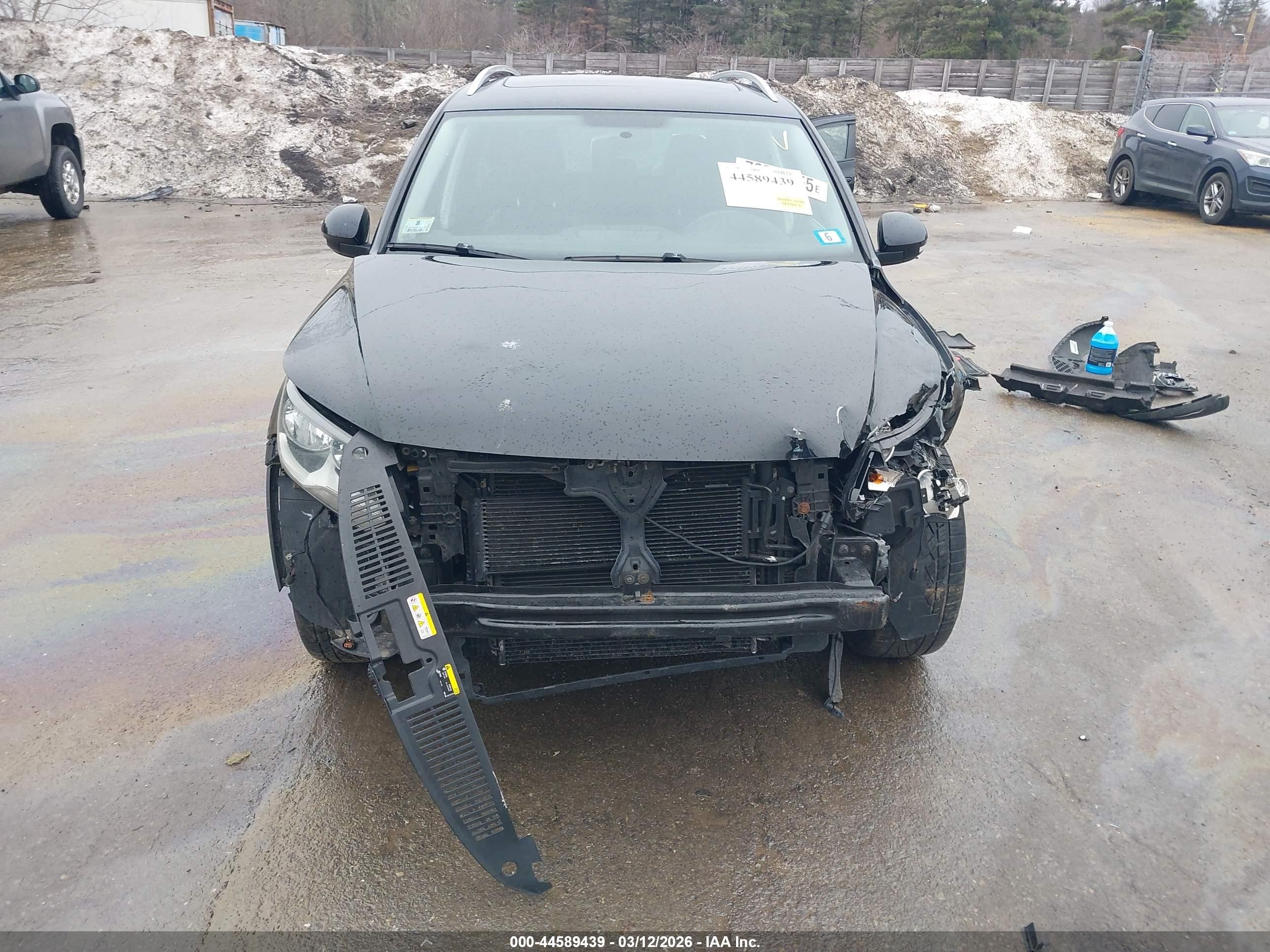 2014 Volkswagen Tiguan Sel Black vin: WVGBV3AX8EW611336