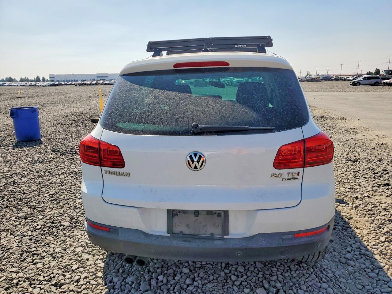 2014 Volkswagen Tiguan S Белый vin: WVGBV3AX8EW620473