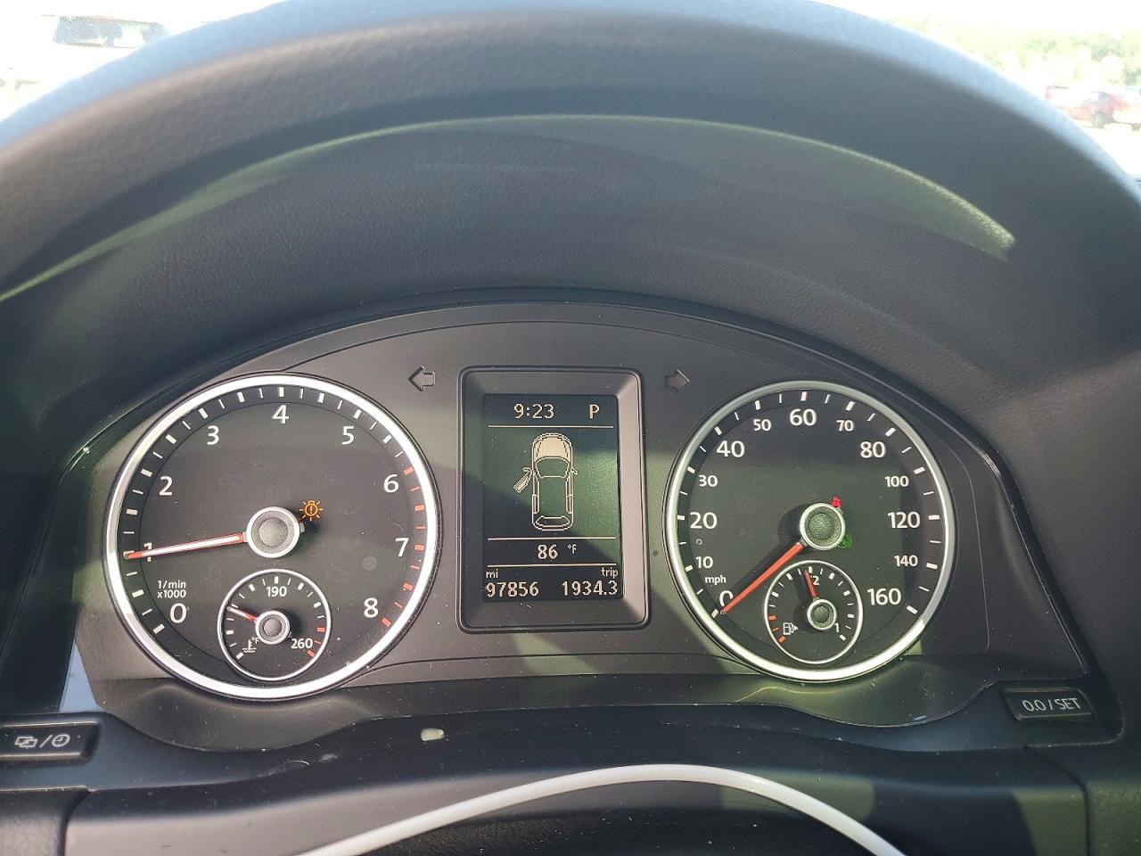 2013 Volkswagen Tiguan S Black vin: WVGBV3AX9DW059814