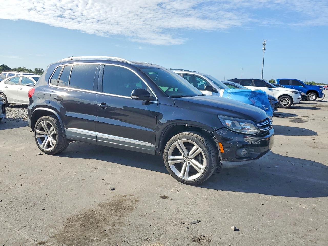 2013 Volkswagen Tiguan S Black vin: WVGBV3AX9DW059814