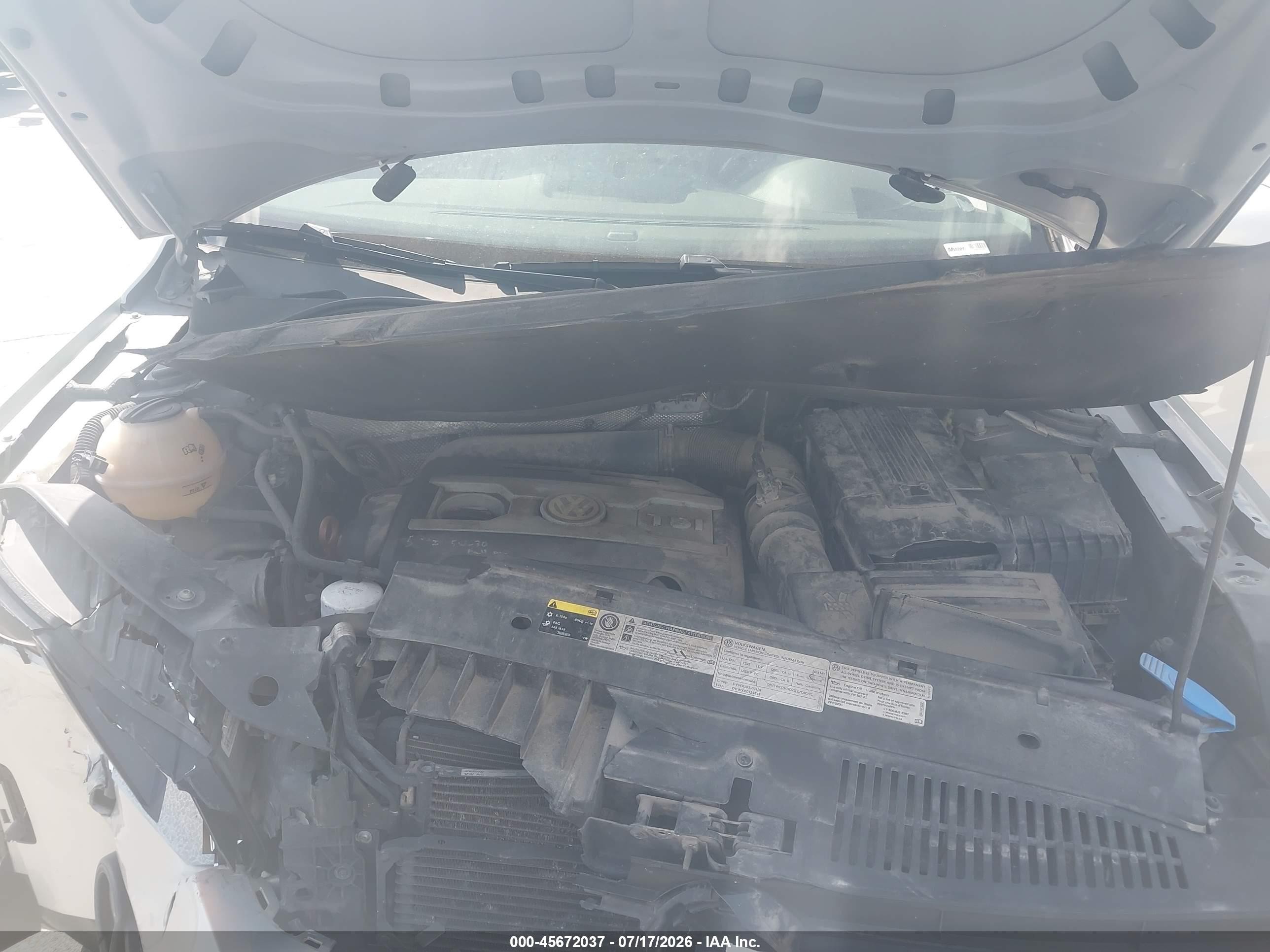 2013 Volkswagen Tiguan Se Silver vin: WVGBV3AX9DW566728