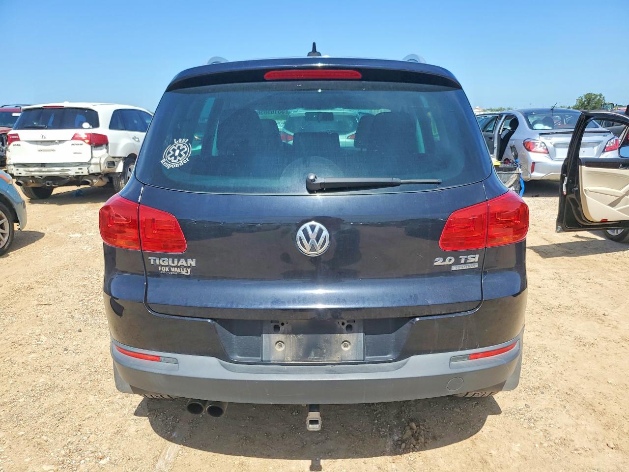2013 Volkswagen Tiguan S Black vin: WVGBV3AX9DW625731