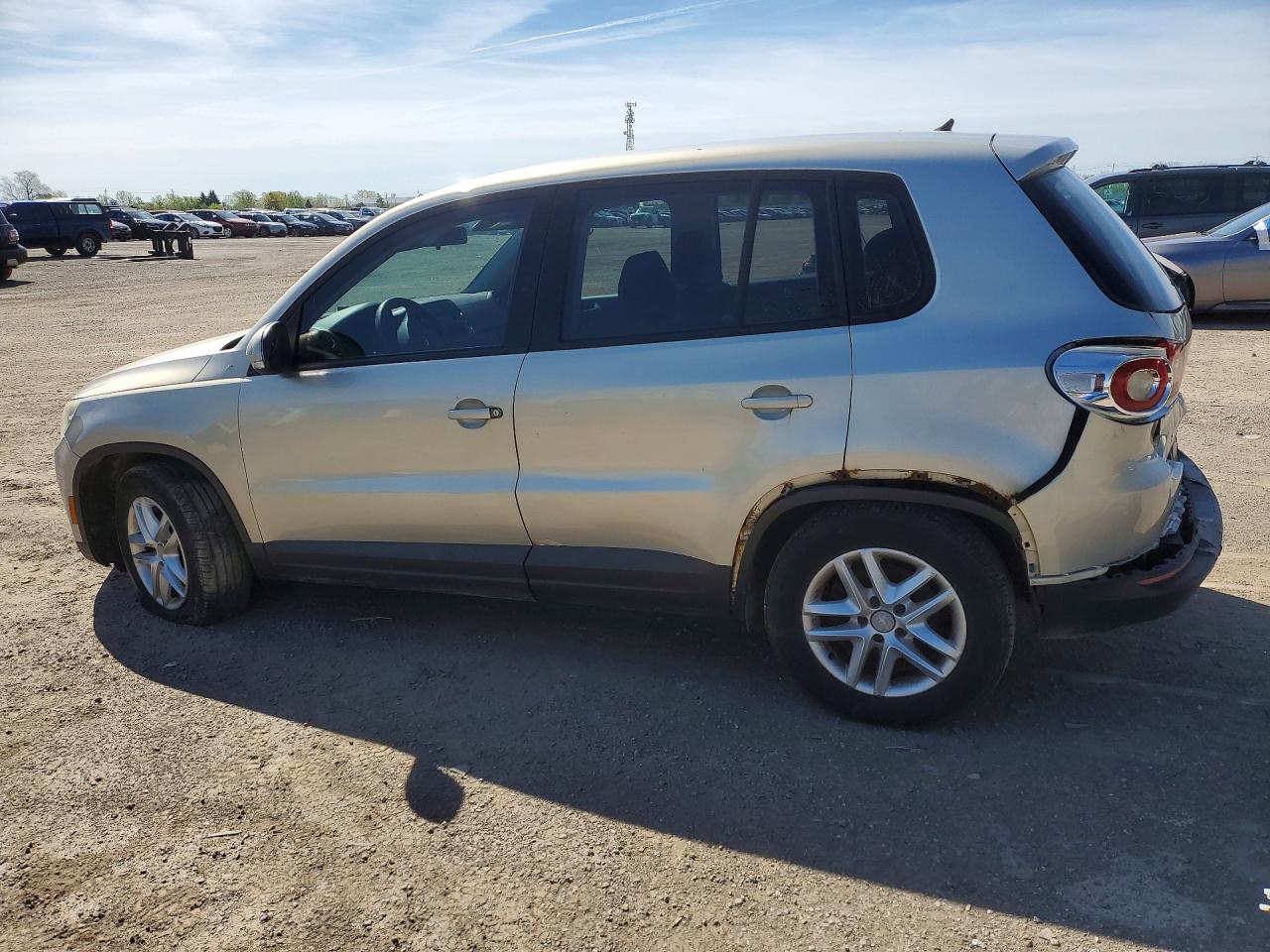 2009 Volkswagen Tiguan Se Silver vin: WVGBV75N09W001193