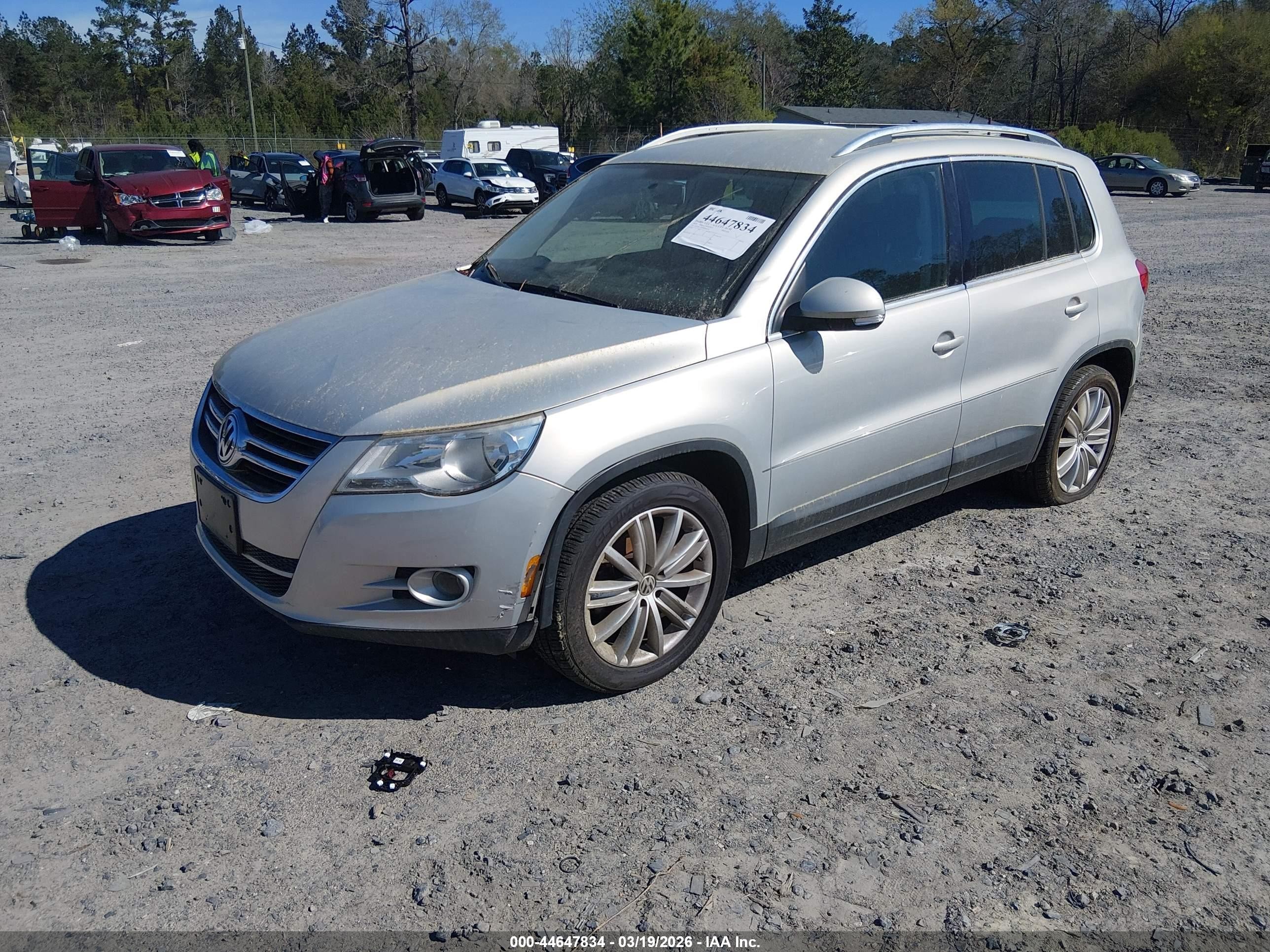 2009 Volkswagen Tiguan Se/sel Черный vin: WVGBV75N89W500534