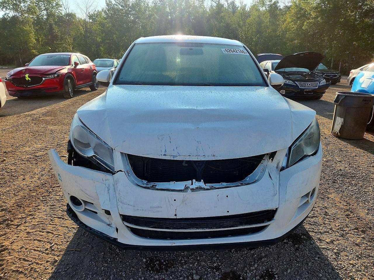 2011 Volkswagen Tiguan S White vin: WVGBV7AX0BW515087