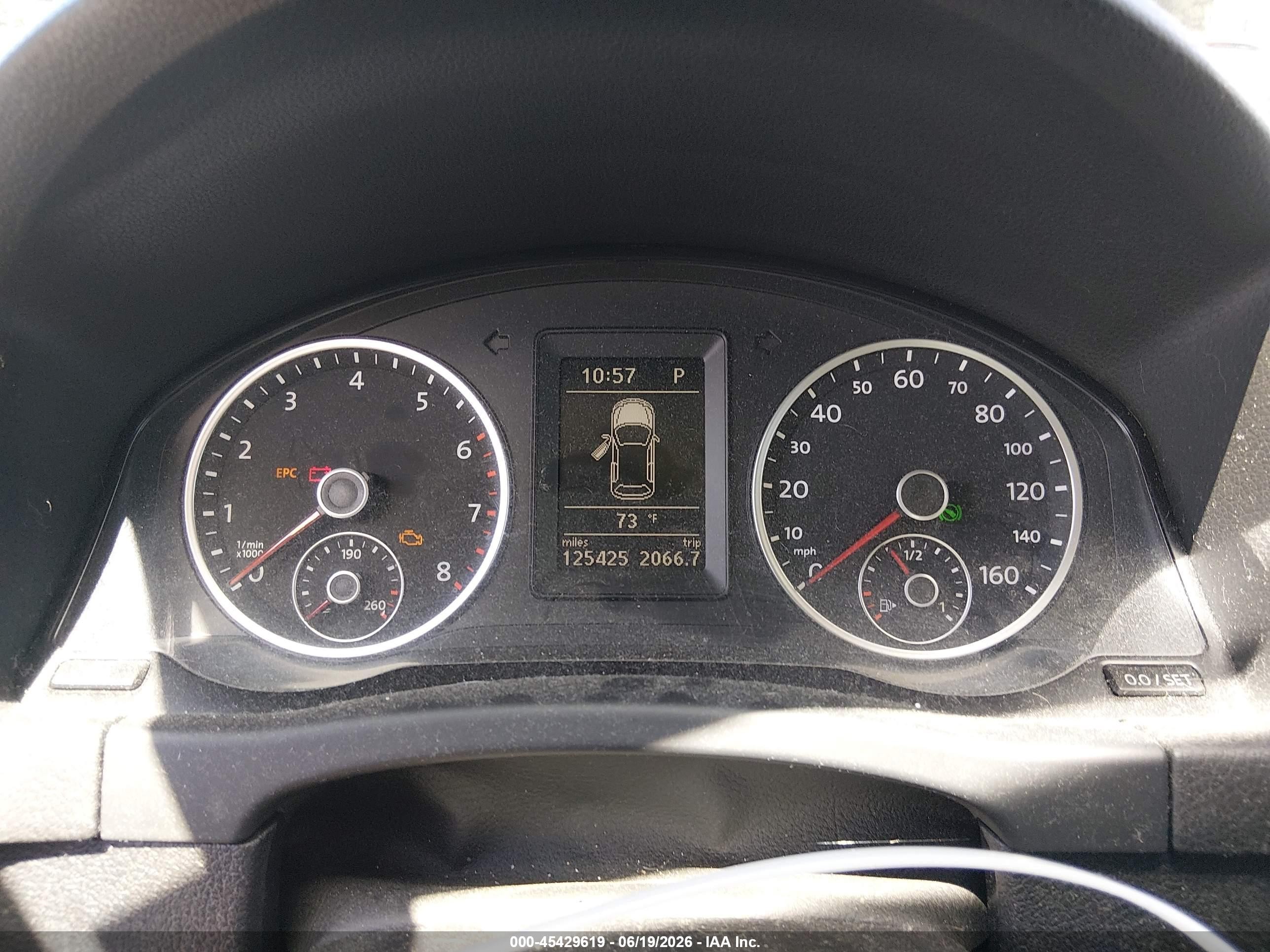 2012 Volkswagen Tiguan S Black vin: WVGBV7AX0CW506598