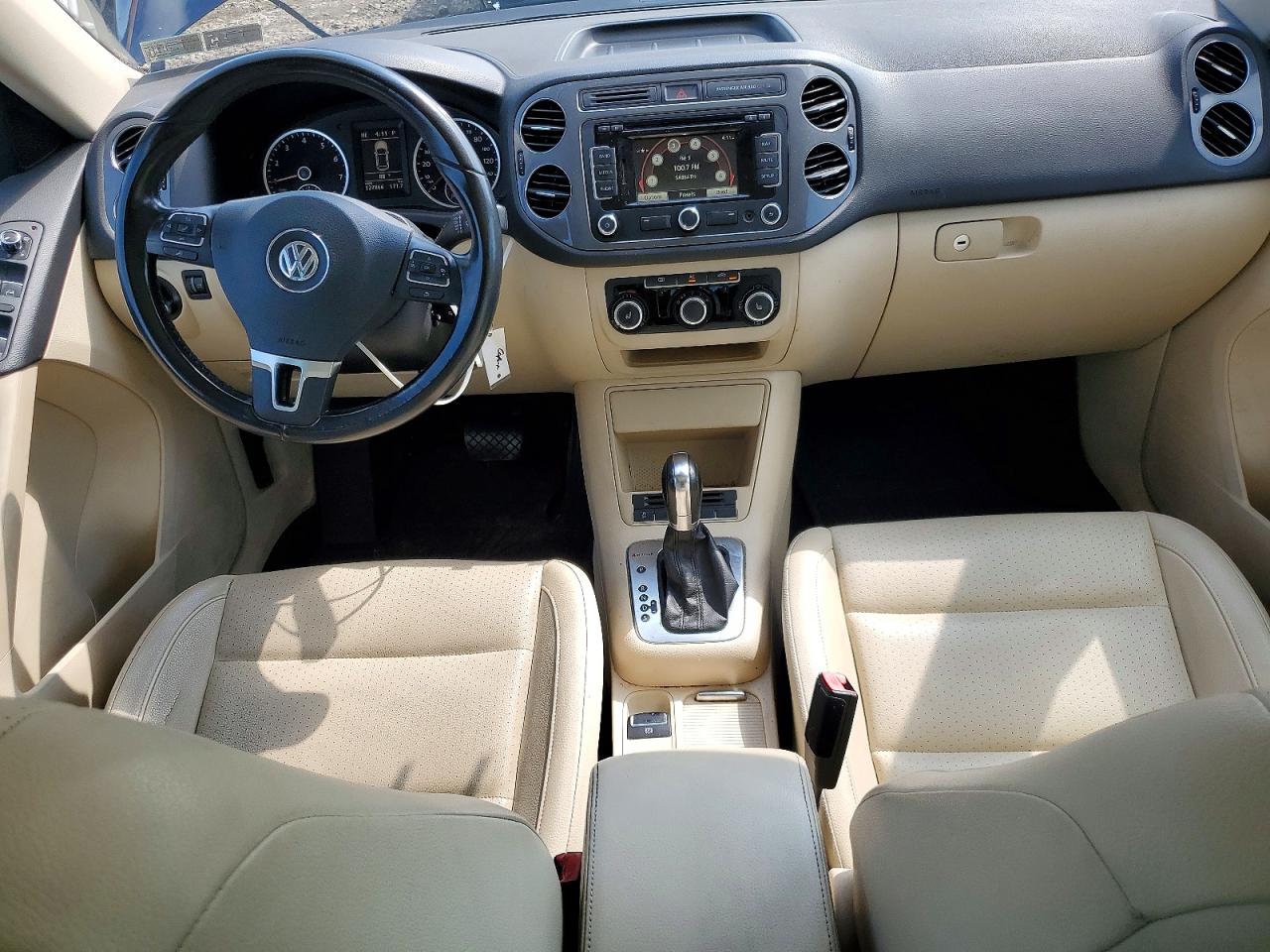 2012 Volkswagen Tiguan S Синий vin: WVGBV7AX0CW598862