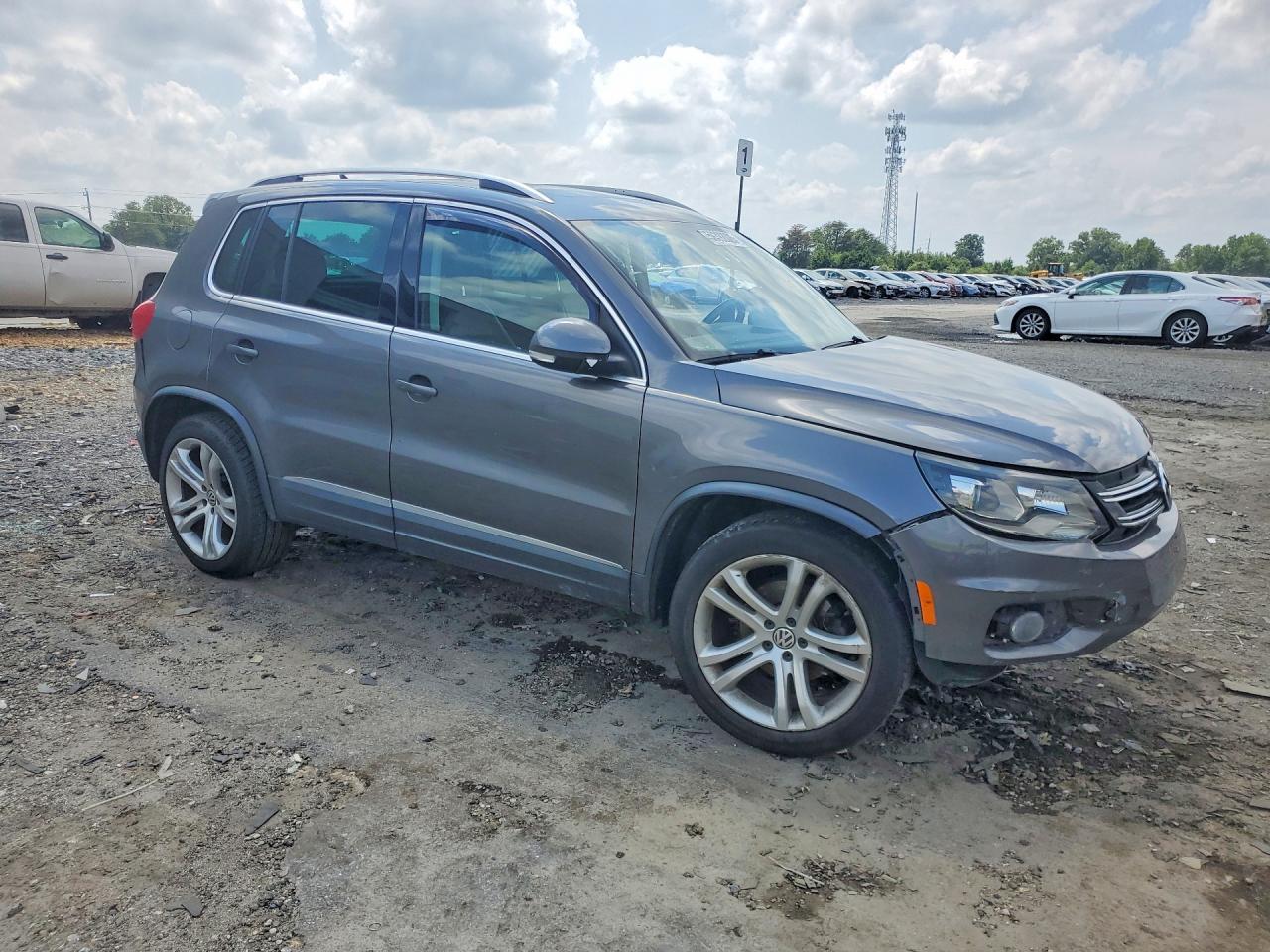 2013 Volkswagen Tiguan S/se/sel Gray vin: WVGBV7AX0DW024702