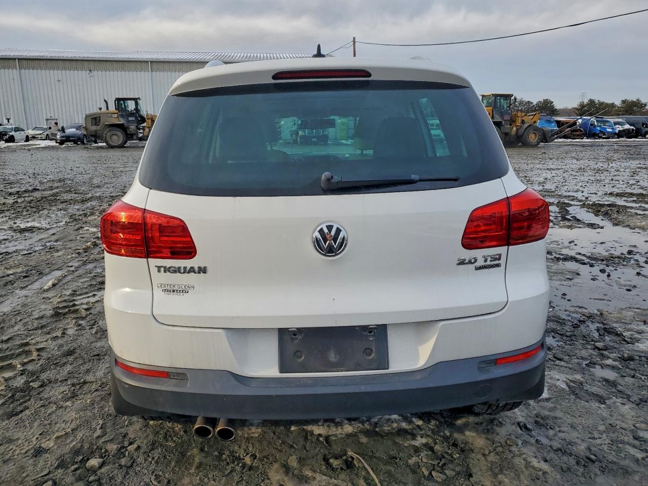 2013 Volkswagen Tiguan S Белый vin: WVGBV7AX0DW541885