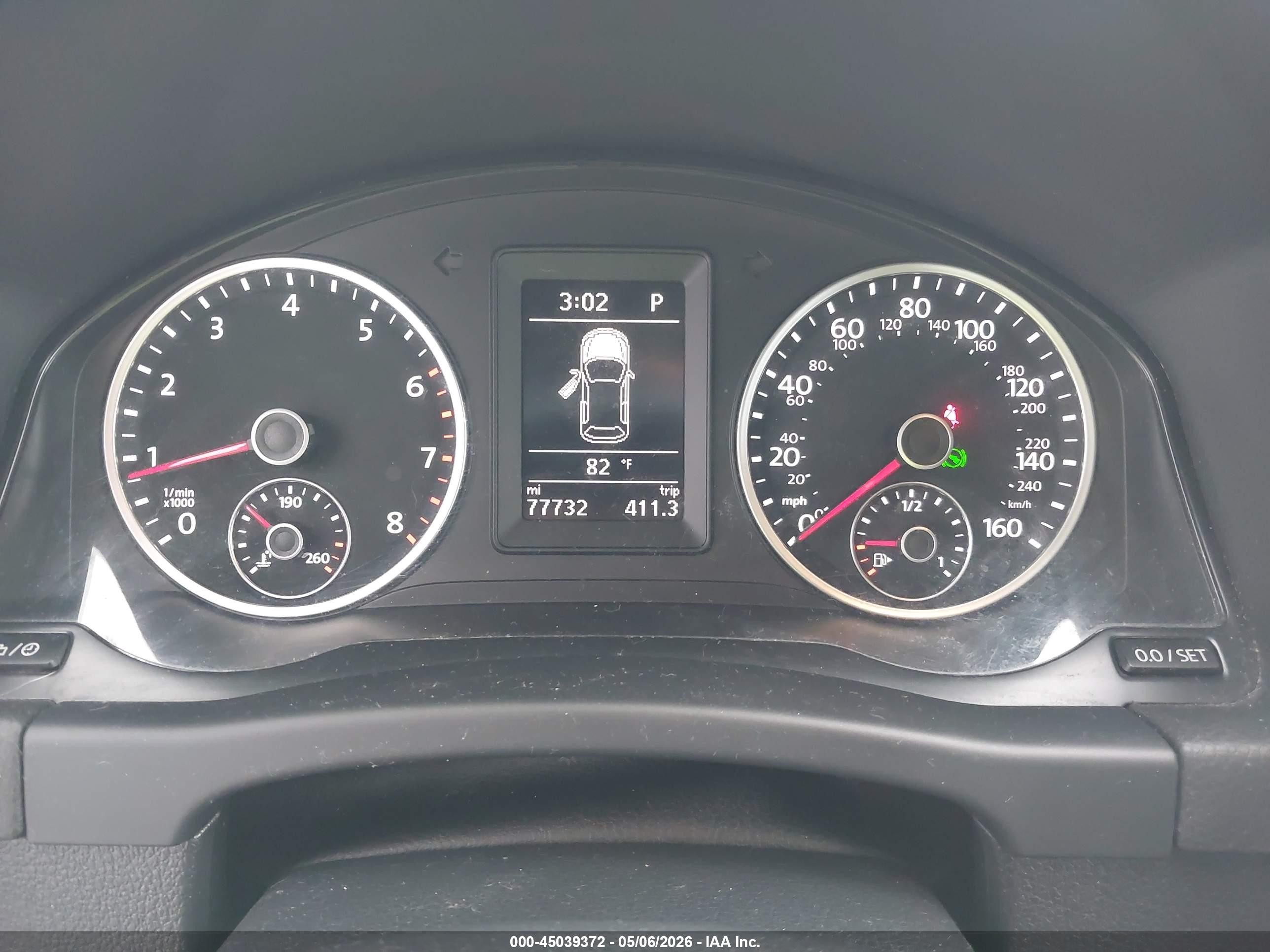 2015 Volkswagen Tiguan S Red vin: WVGBV7AX0FW094624