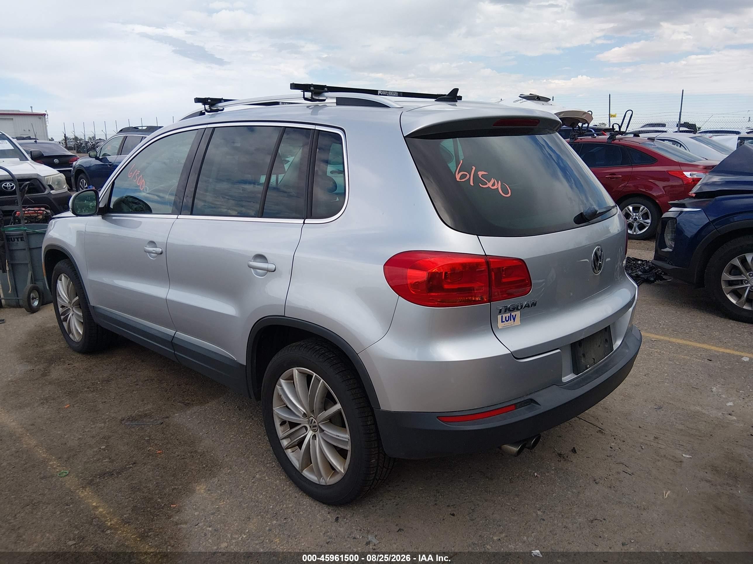 2015 Volkswagen Tiguan Sel Silver vin: WVGBV7AX0FW511482