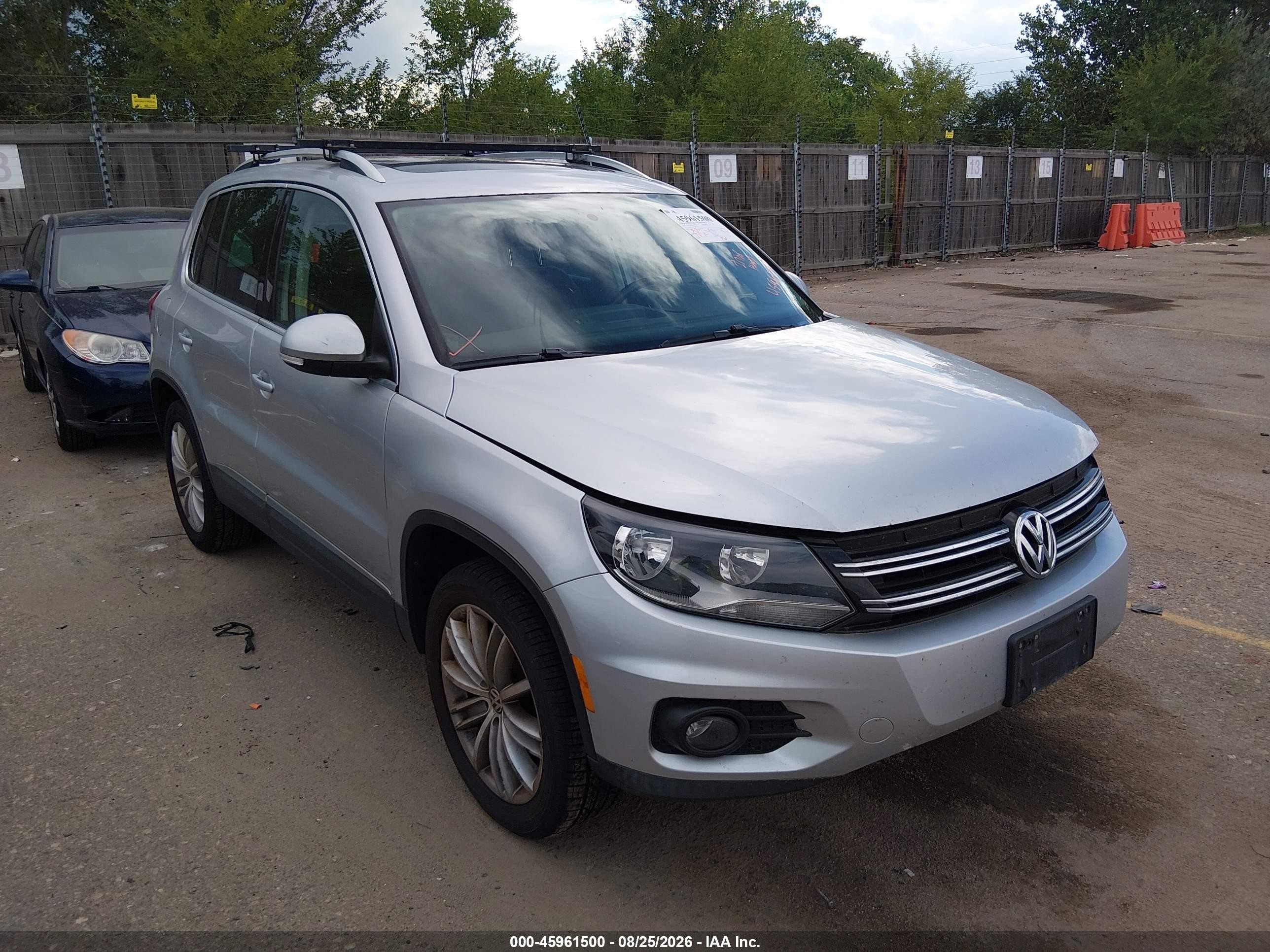 2015 Volkswagen Tiguan Sel Silver vin: WVGBV7AX0FW511482