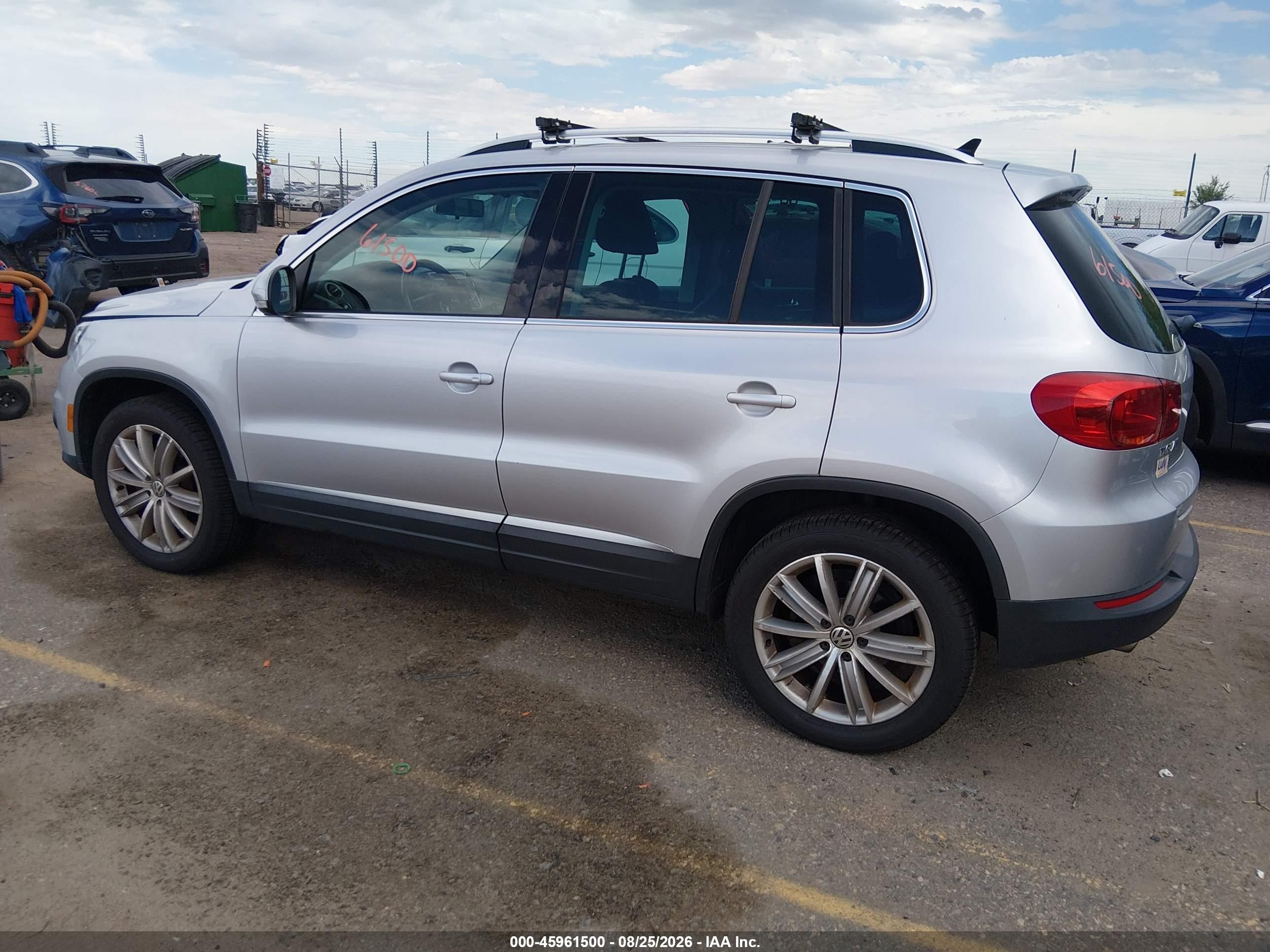 2015 Volkswagen Tiguan Sel Silver vin: WVGBV7AX0FW511482