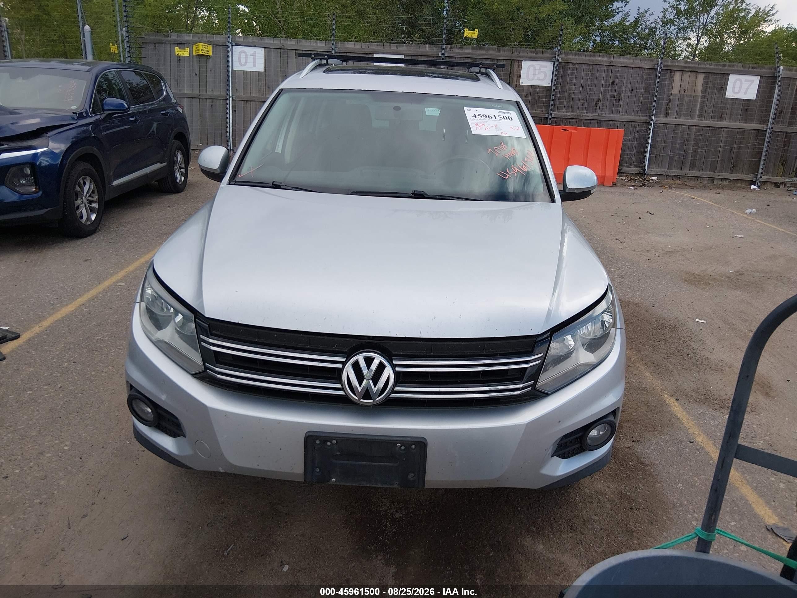 2015 Volkswagen Tiguan Sel Silver vin: WVGBV7AX0FW511482
