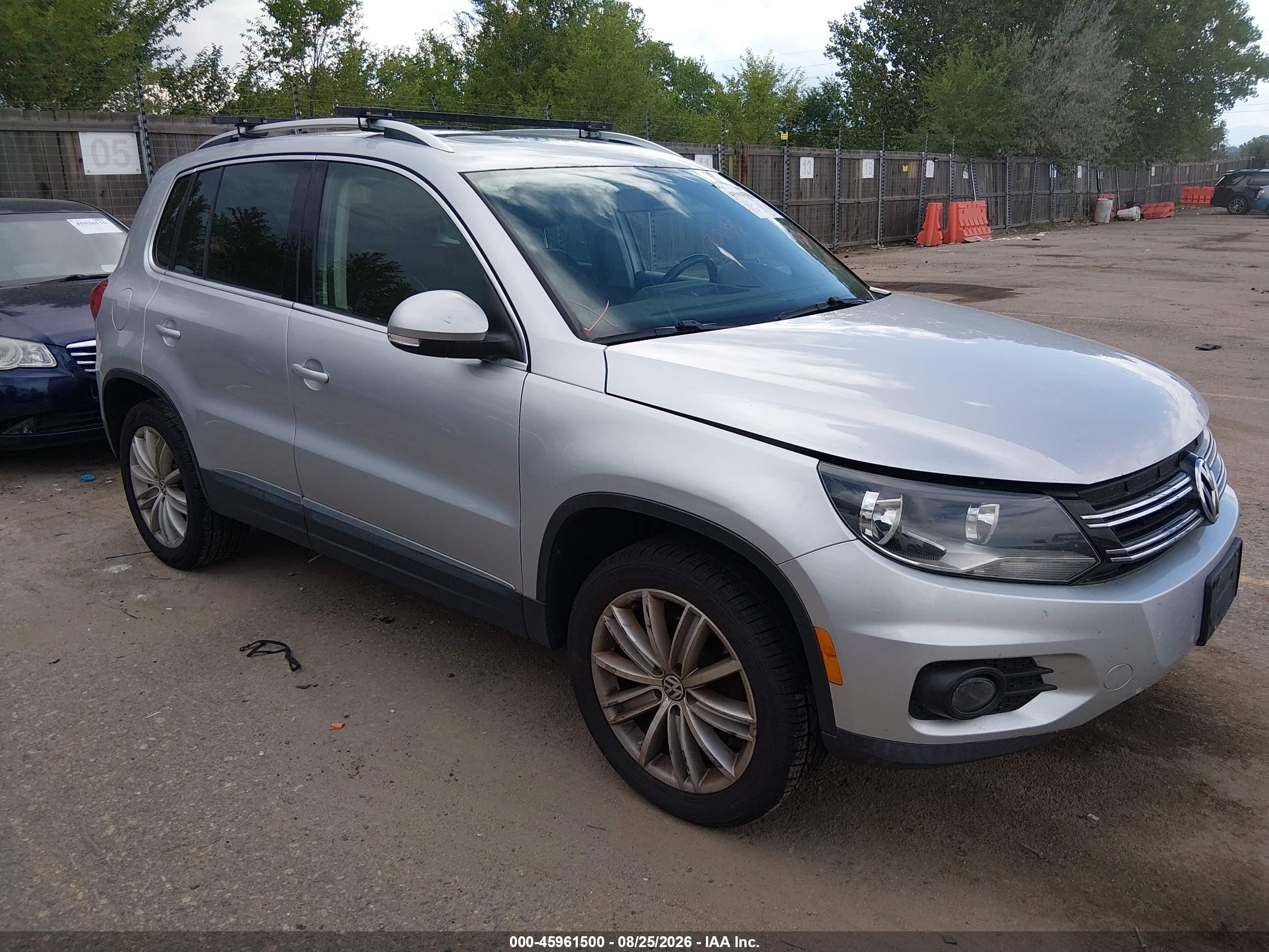 2015 Volkswagen Tiguan Sel Silver vin: WVGBV7AX0FW511482