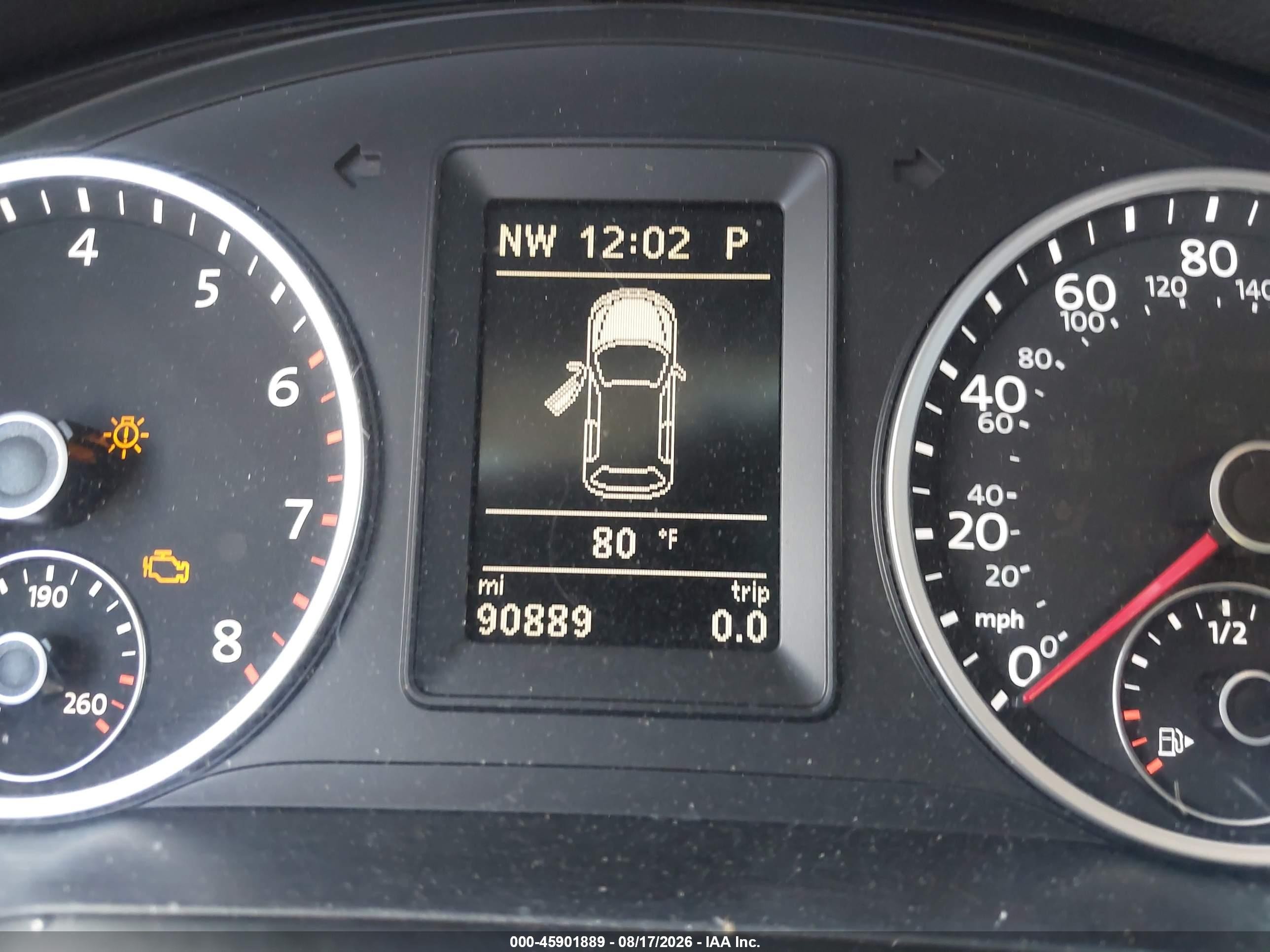 2015 Volkswagen Tiguan S Black vin: WVGBV7AX0FW585419