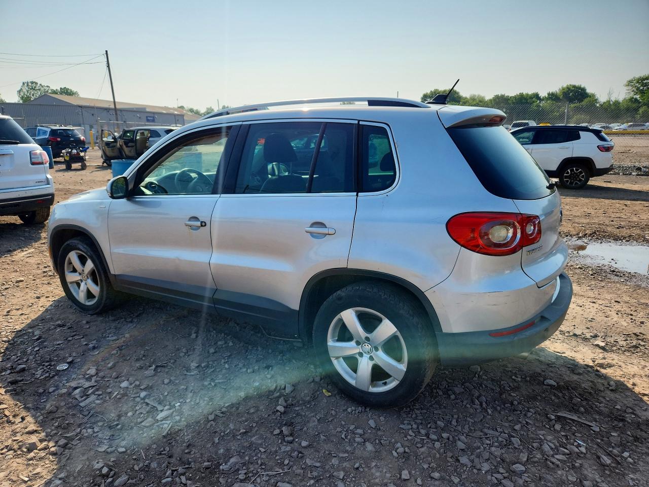 2010 Volkswagen Tiguan Se Silver vin: WVGBV7AX1AW001912