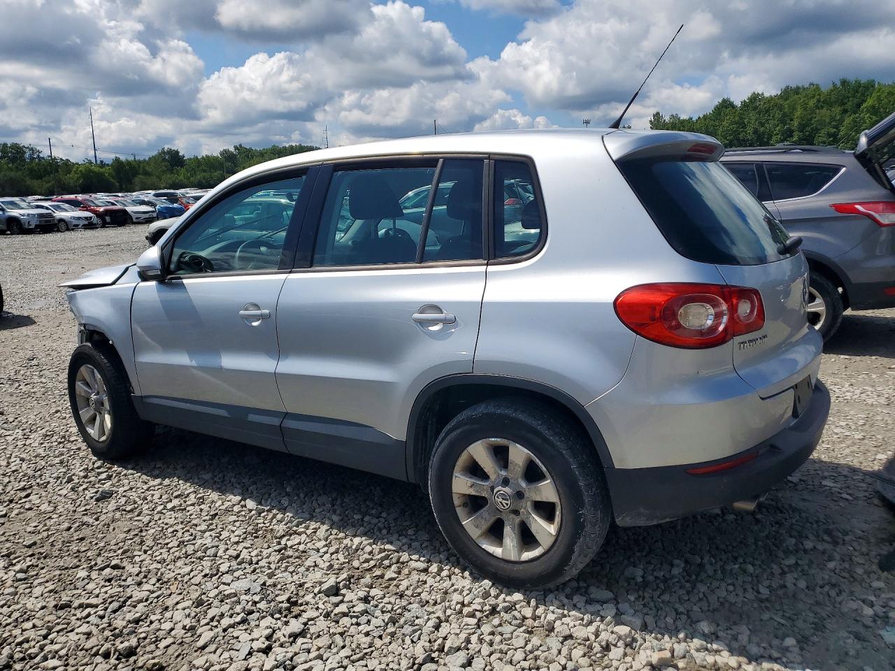 2010 Volkswagen Tiguan Se Silver vin: WVGBV7AX1AW516456