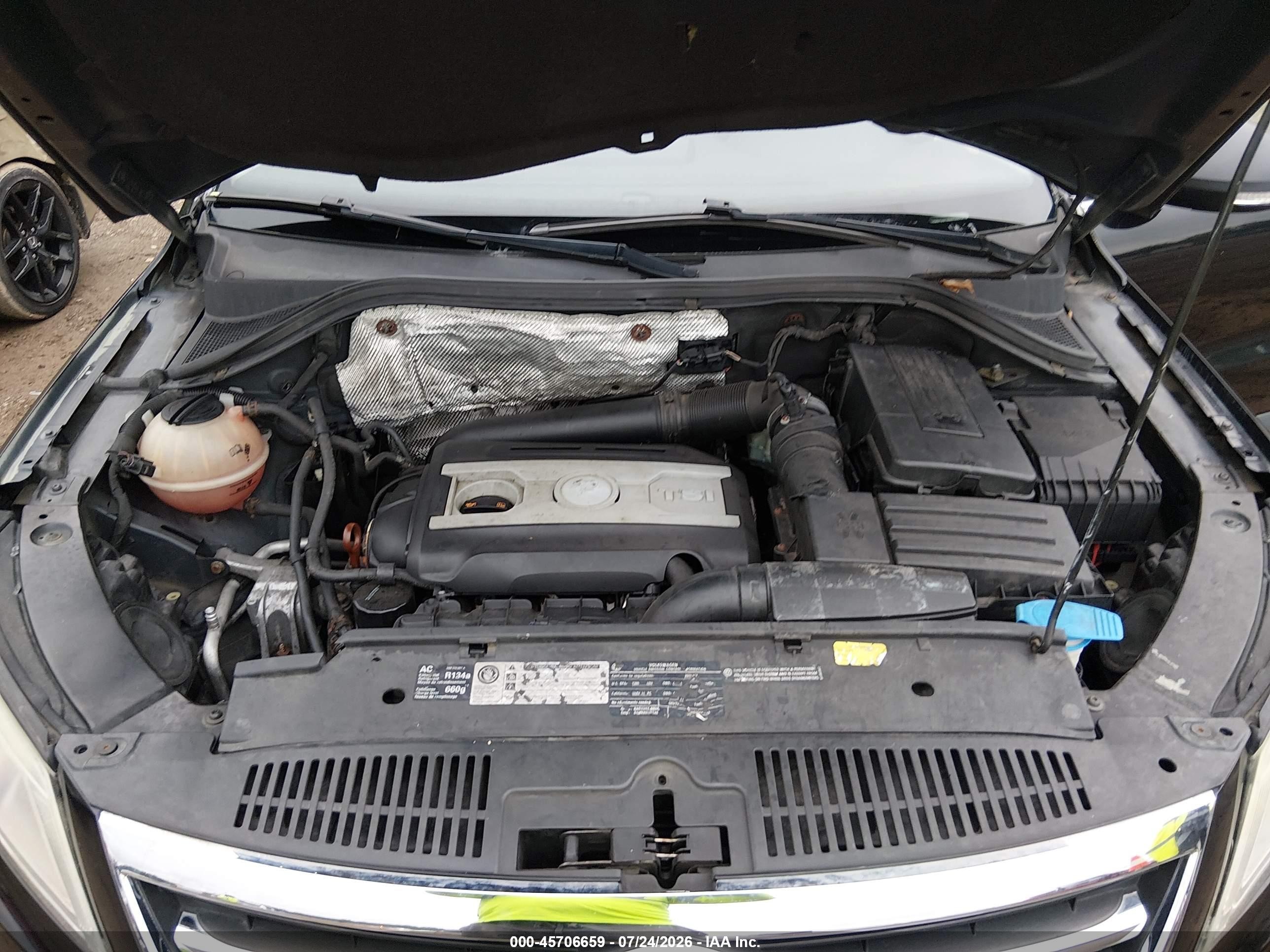 2011 Volkswagen Tiguan Sel Черный vin: WVGBV7AX1BW525014