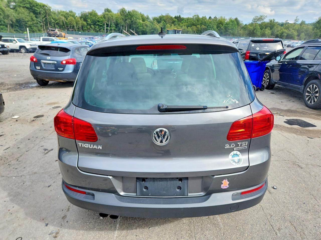 2012 Volkswagen Tiguan S Black vin: WVGBV7AX1CW005736