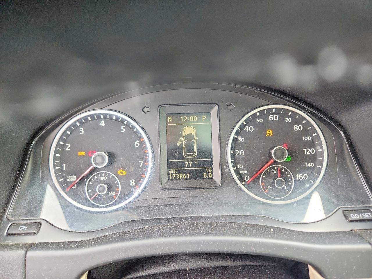 2012 Volkswagen Tiguan S Black vin: WVGBV7AX1CW005736