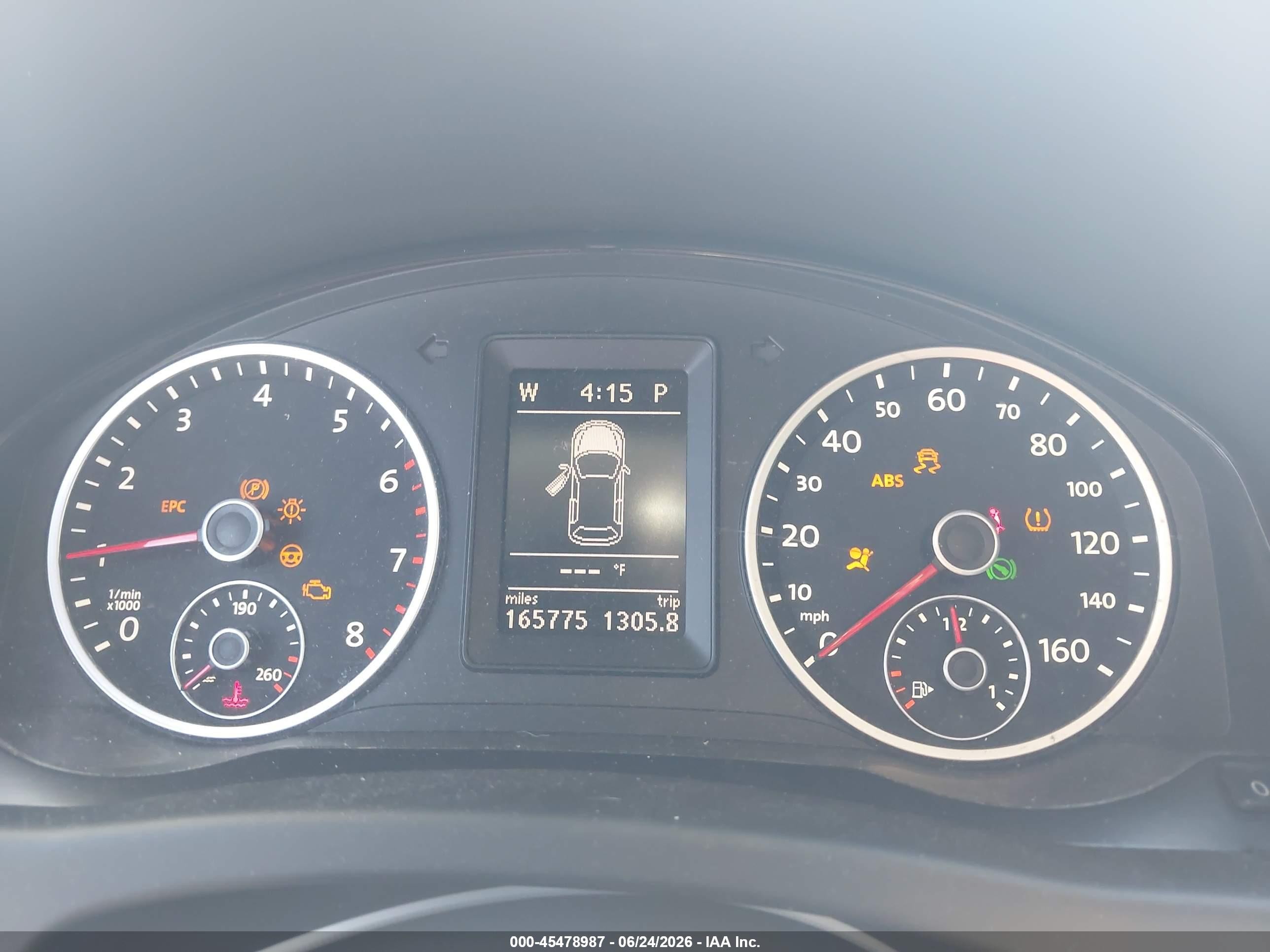 2012 Volkswagen Tiguan Se Dark Blue vin: WVGBV7AX1CW509722