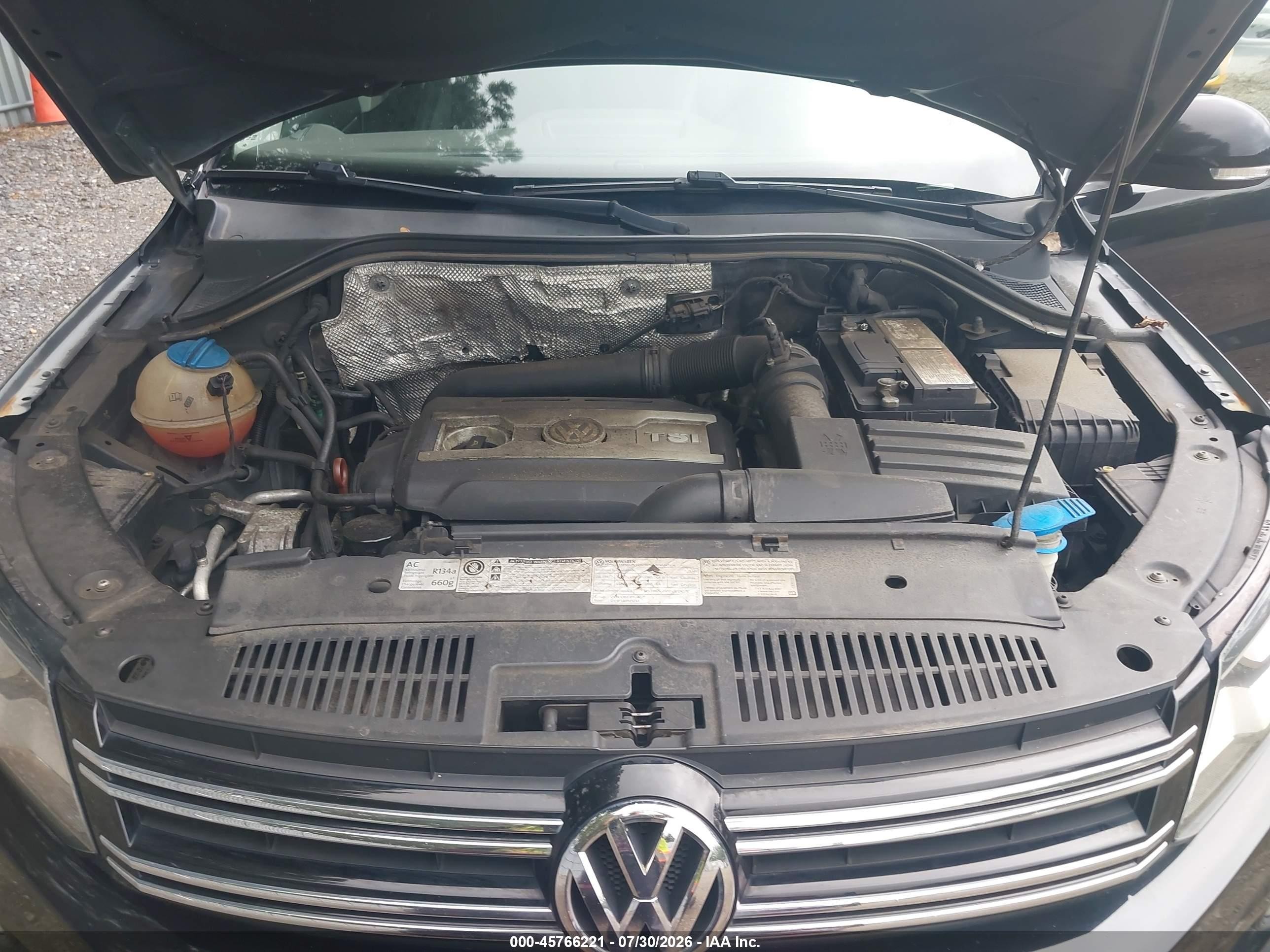 2013 Volkswagen Tiguan Sel Black vin: WVGBV7AX1DW524321