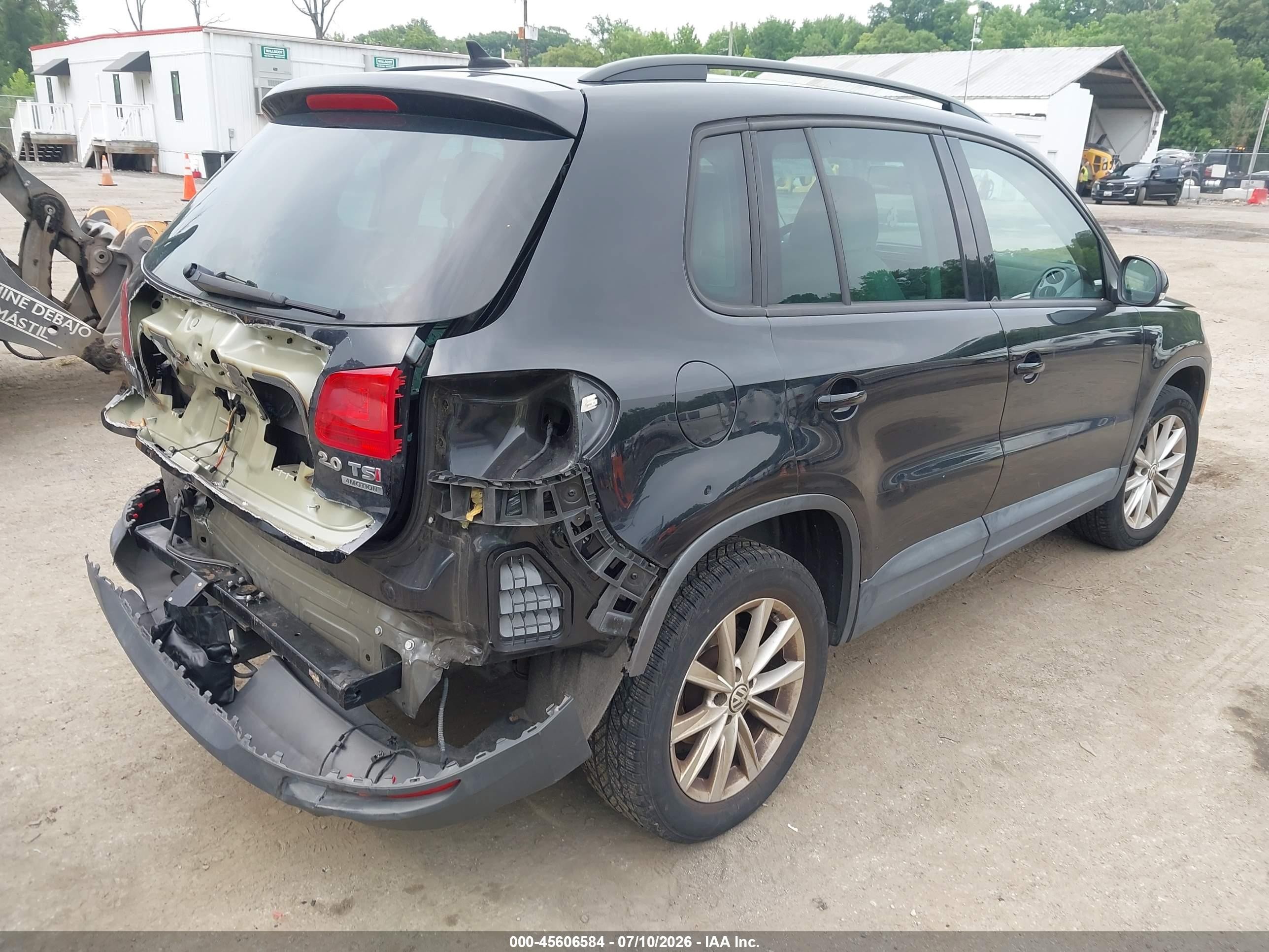 2015 Volkswagen Tiguan Se Black vin: WVGBV7AX1FW503486
