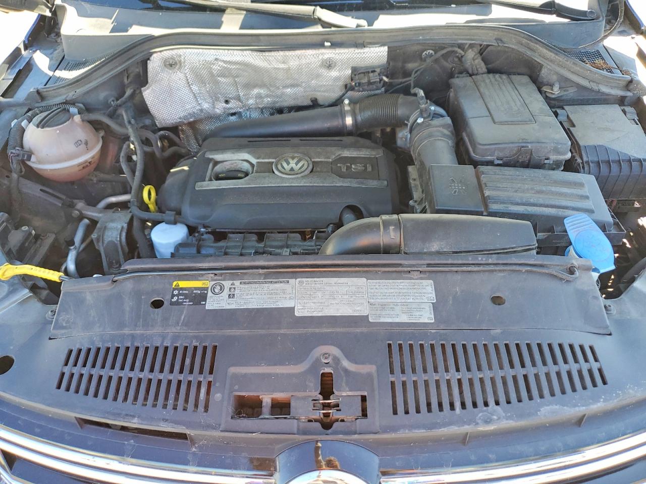 2015 Volkswagen Tiguan S Blue vin: WVGBV7AX1FW552834