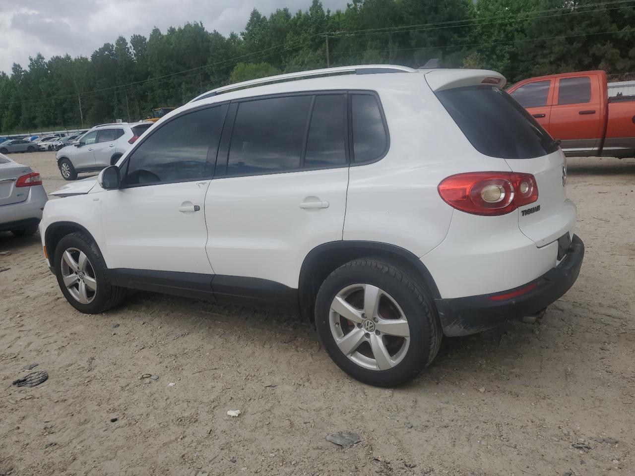 2010 Volkswagen Tiguan Se White vin: WVGBV7AX2AW516045