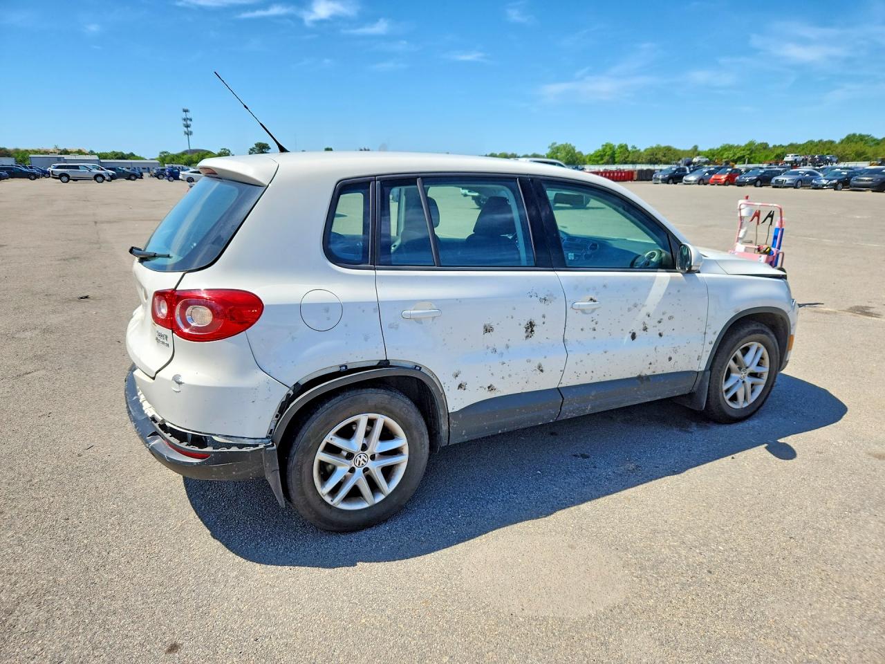 2011 Volkswagen Tiguan White vin: WVGBV7AX2BW524096