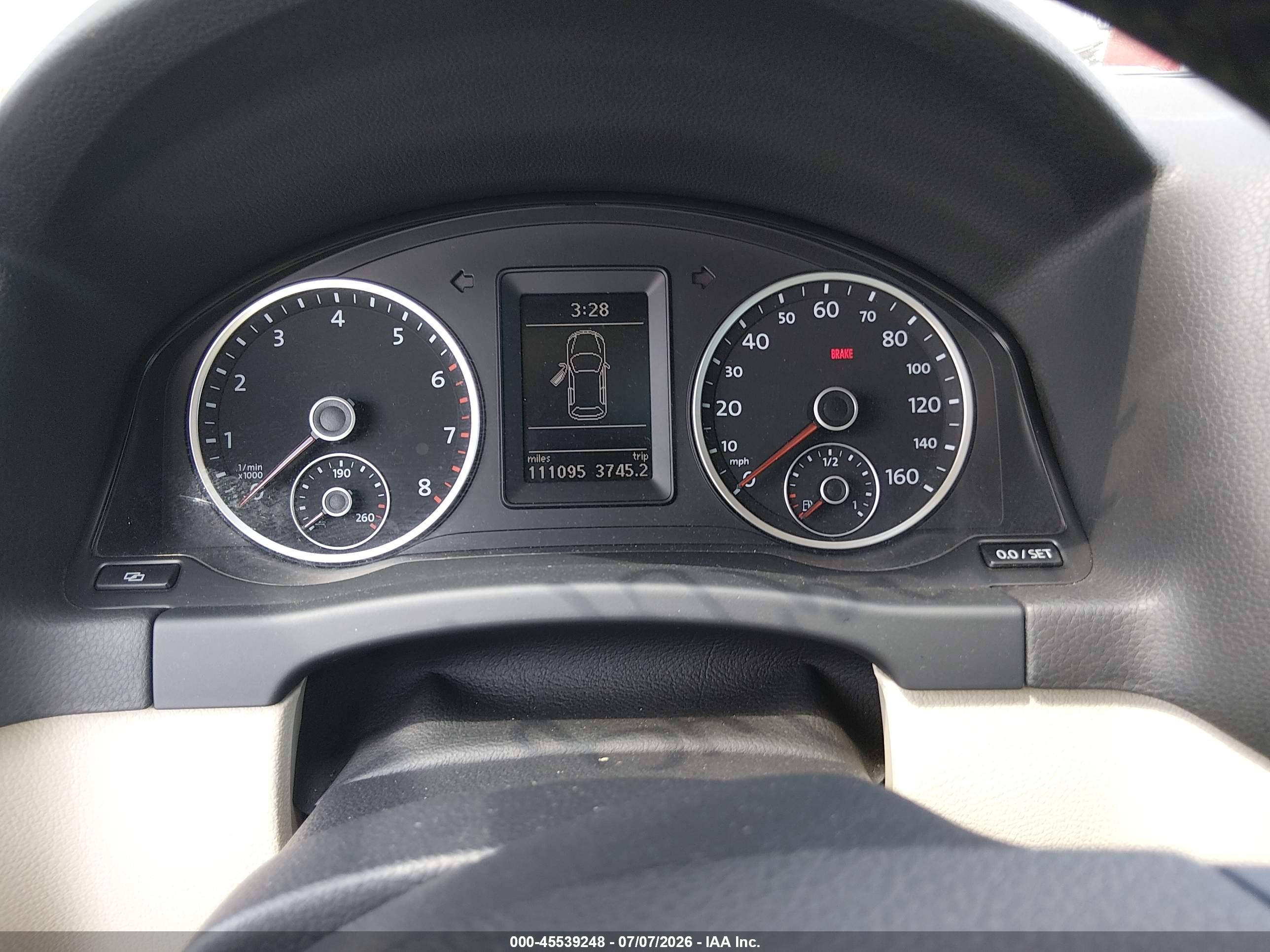 2011 Volkswagen Tiguan Sel Black vin: WVGBV7AX2BW545322