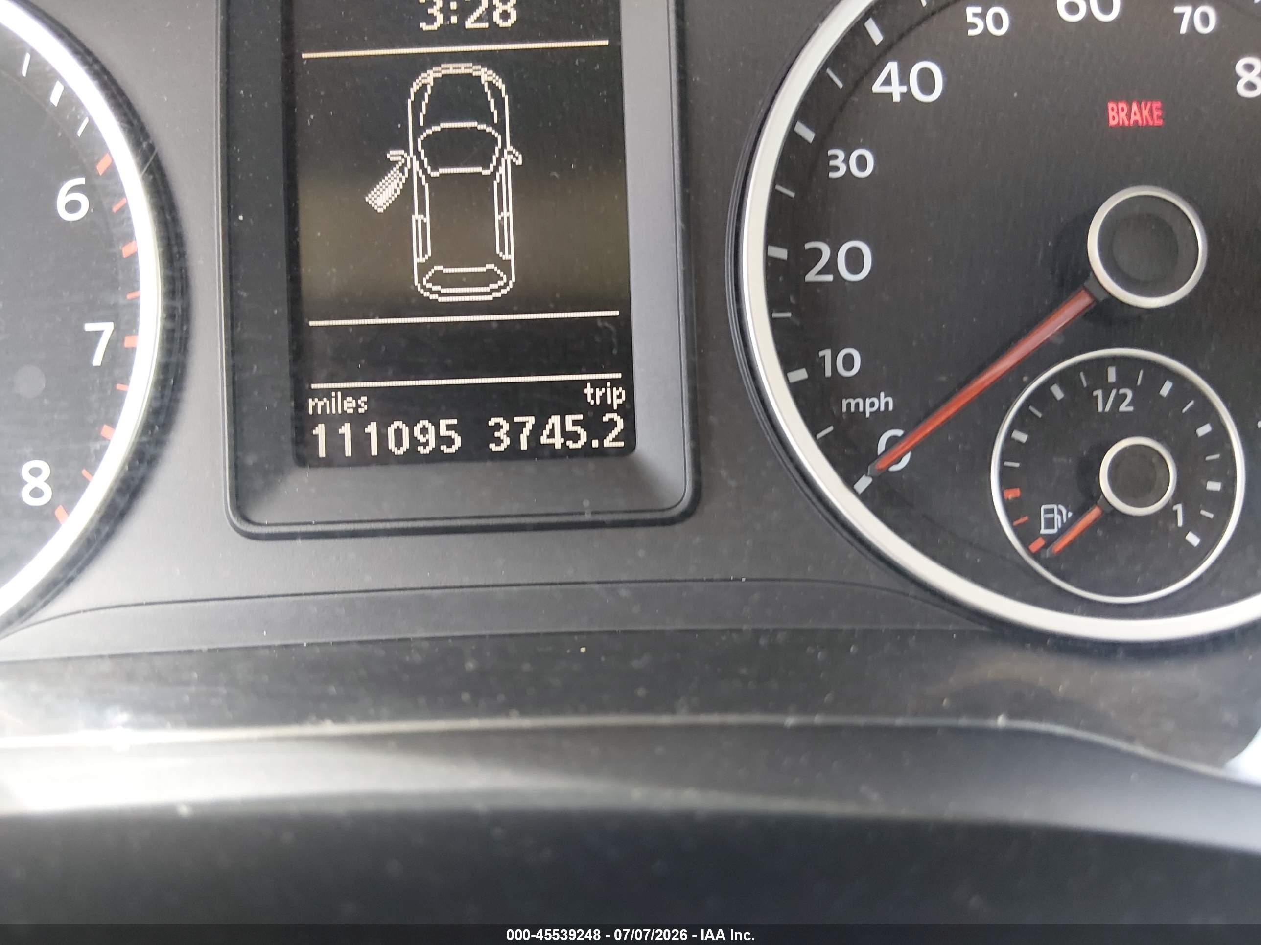 2011 Volkswagen Tiguan Sel Black vin: WVGBV7AX2BW545322